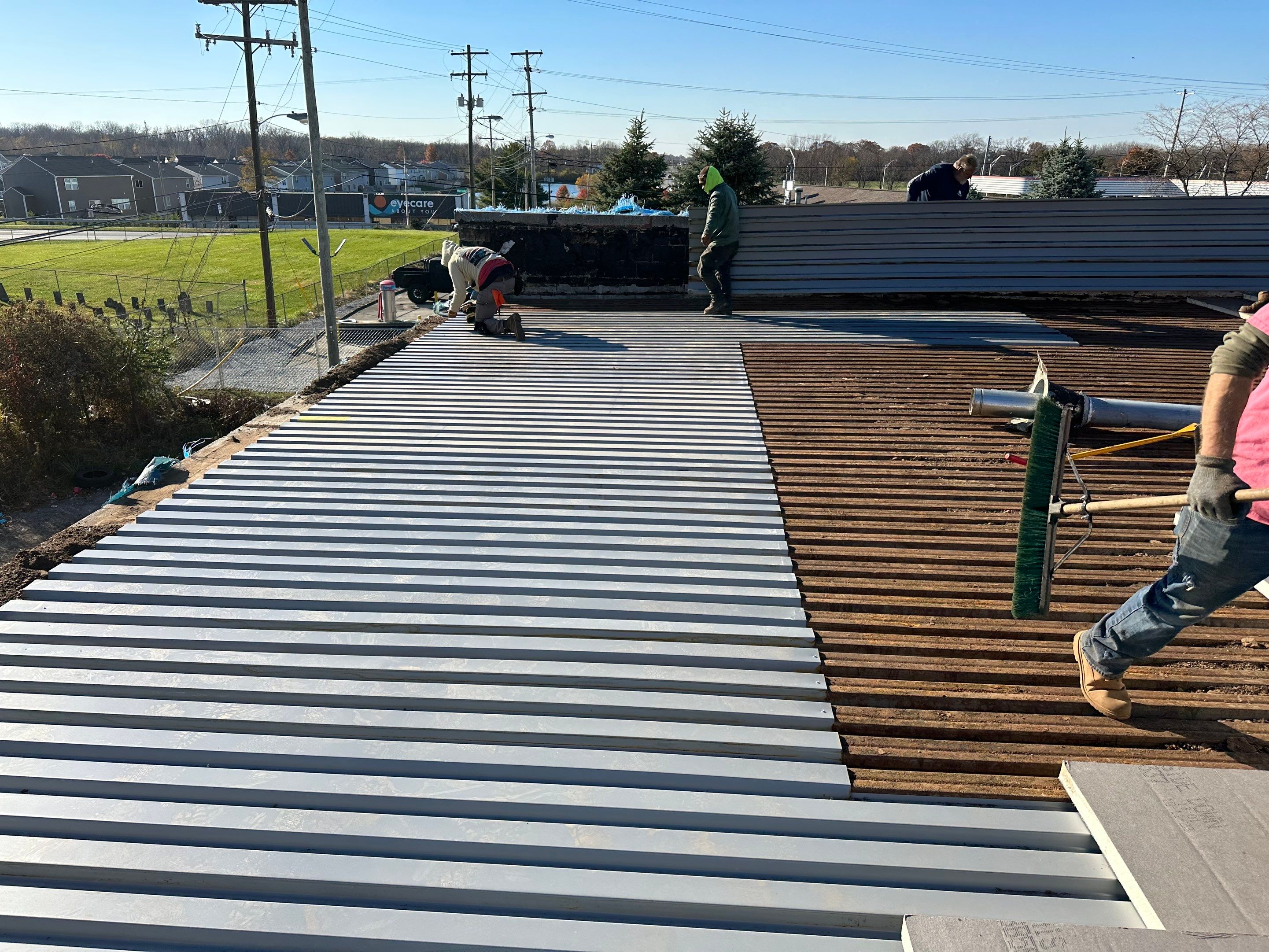 Commercial Flat Roof Replacement by Assured Restoration
