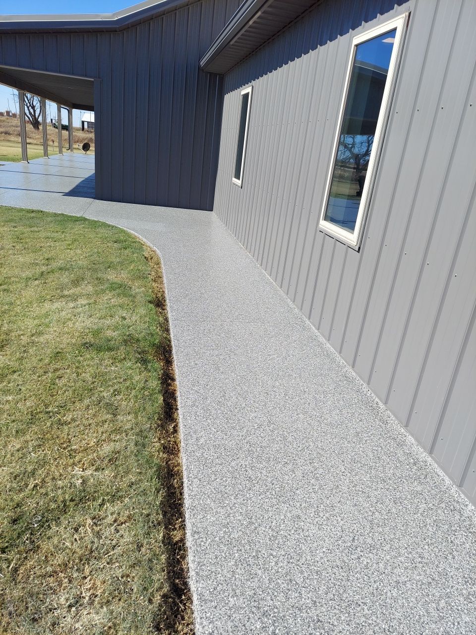 Patio Installation with Silver Creek by Copperhead Coatings