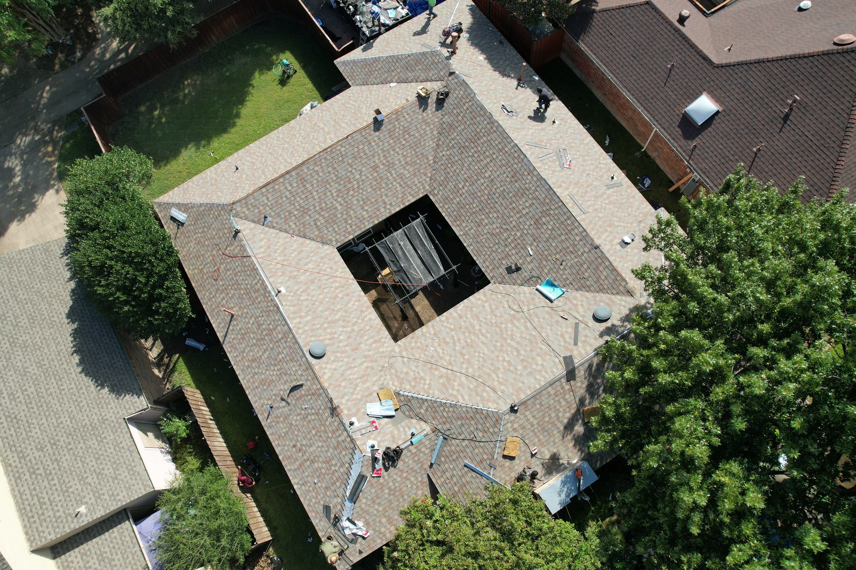 Project in Dallas by Zeus Exteriors