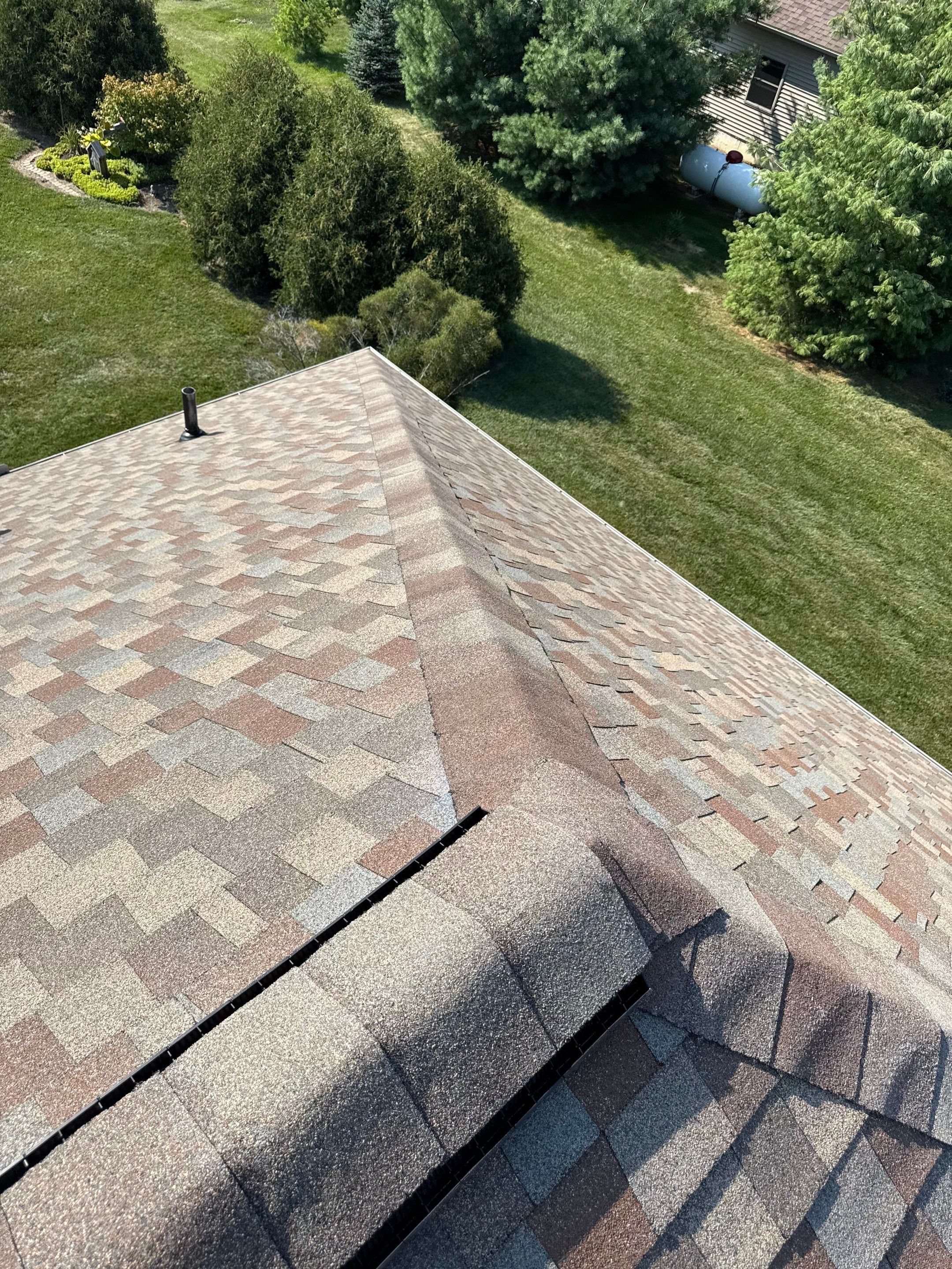 Residential Roofing Installation using GAF HDZ Golden Harvest by Nitro Roofing and Construction