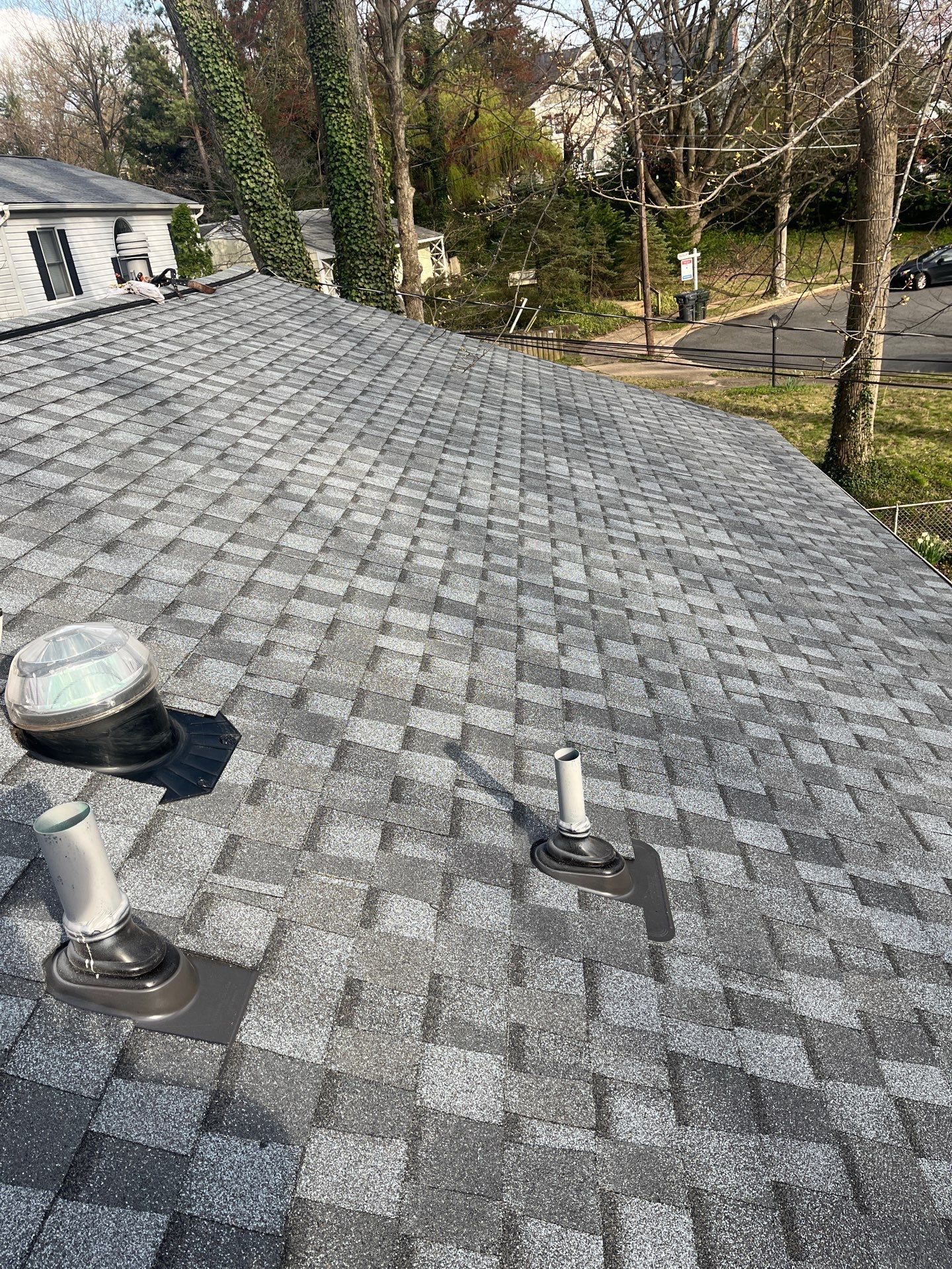Falls Church Landmark Pro Roof in Max Def Pewter by RM Banning, Inc.