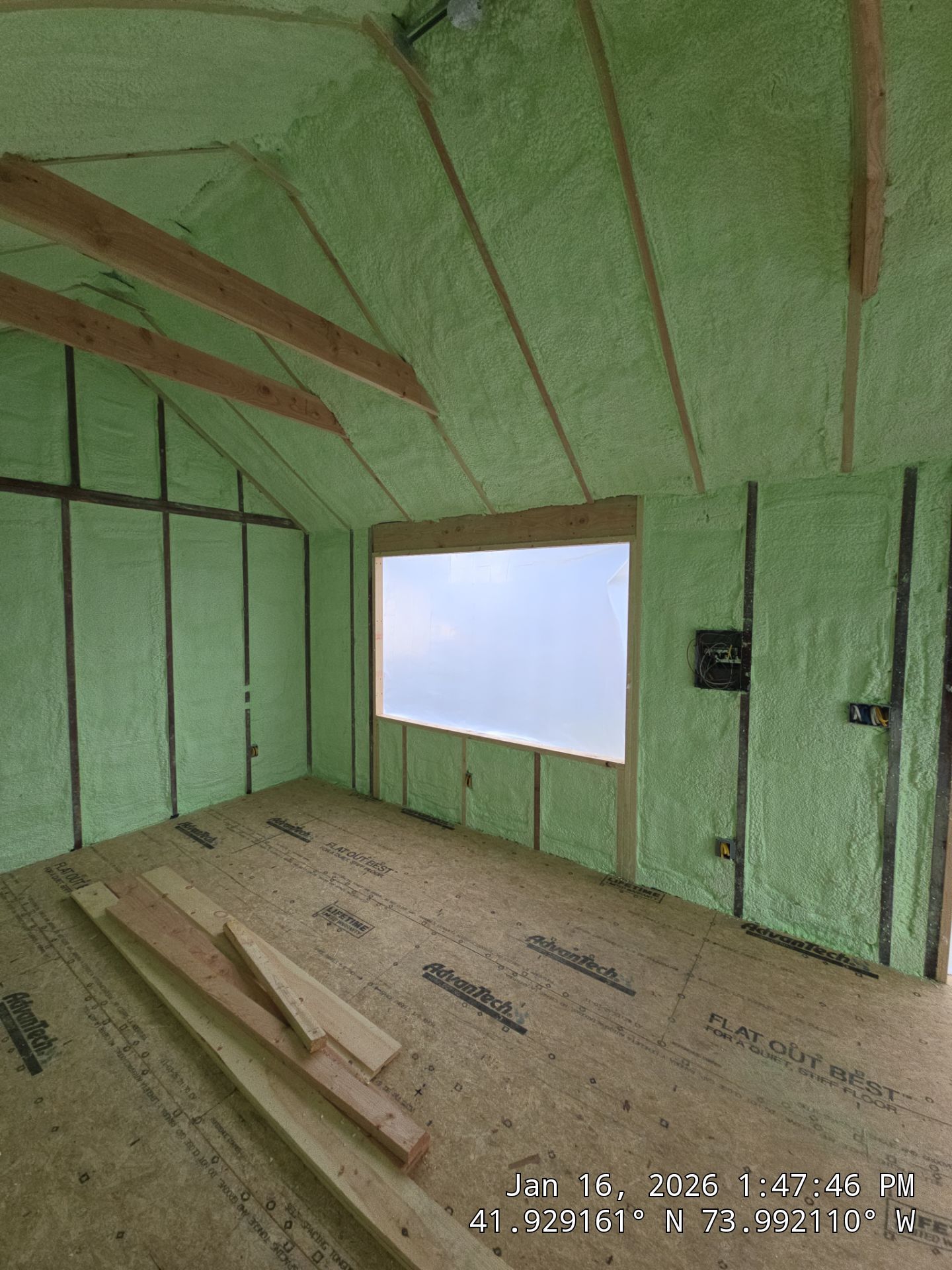 Detached Garage using Closed Cell Spray Foam by NYS Foam & Energy