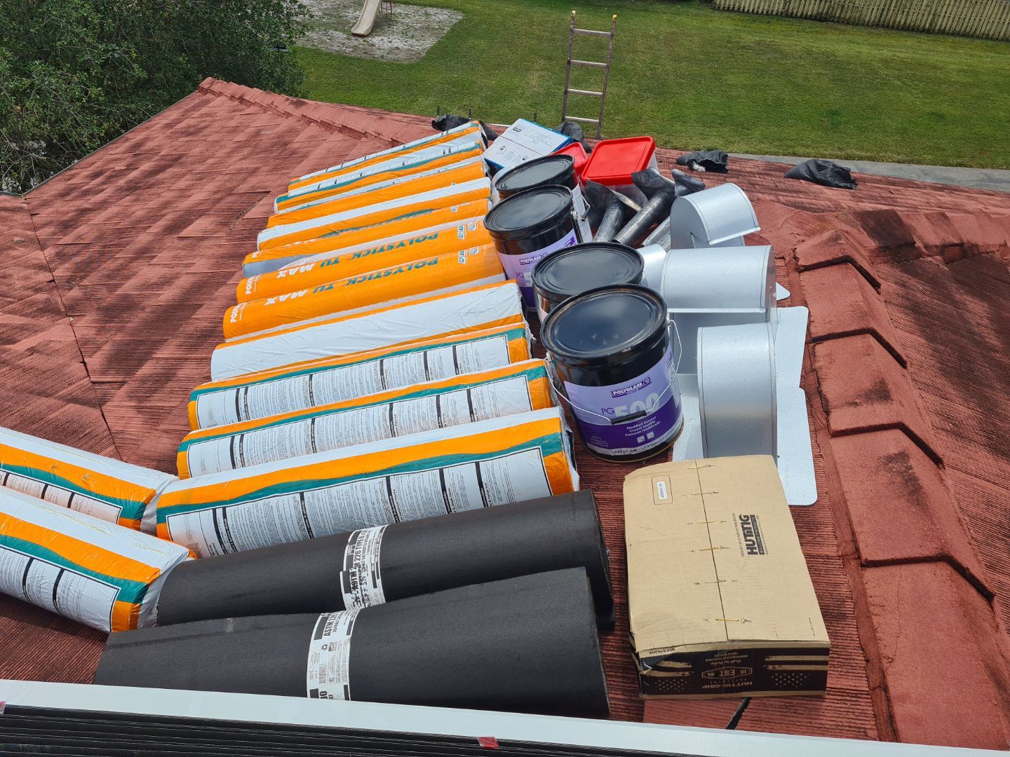 Residential Roofing Installation using Eagle Roofing Tile by BLUES BROTHERS ROOFING