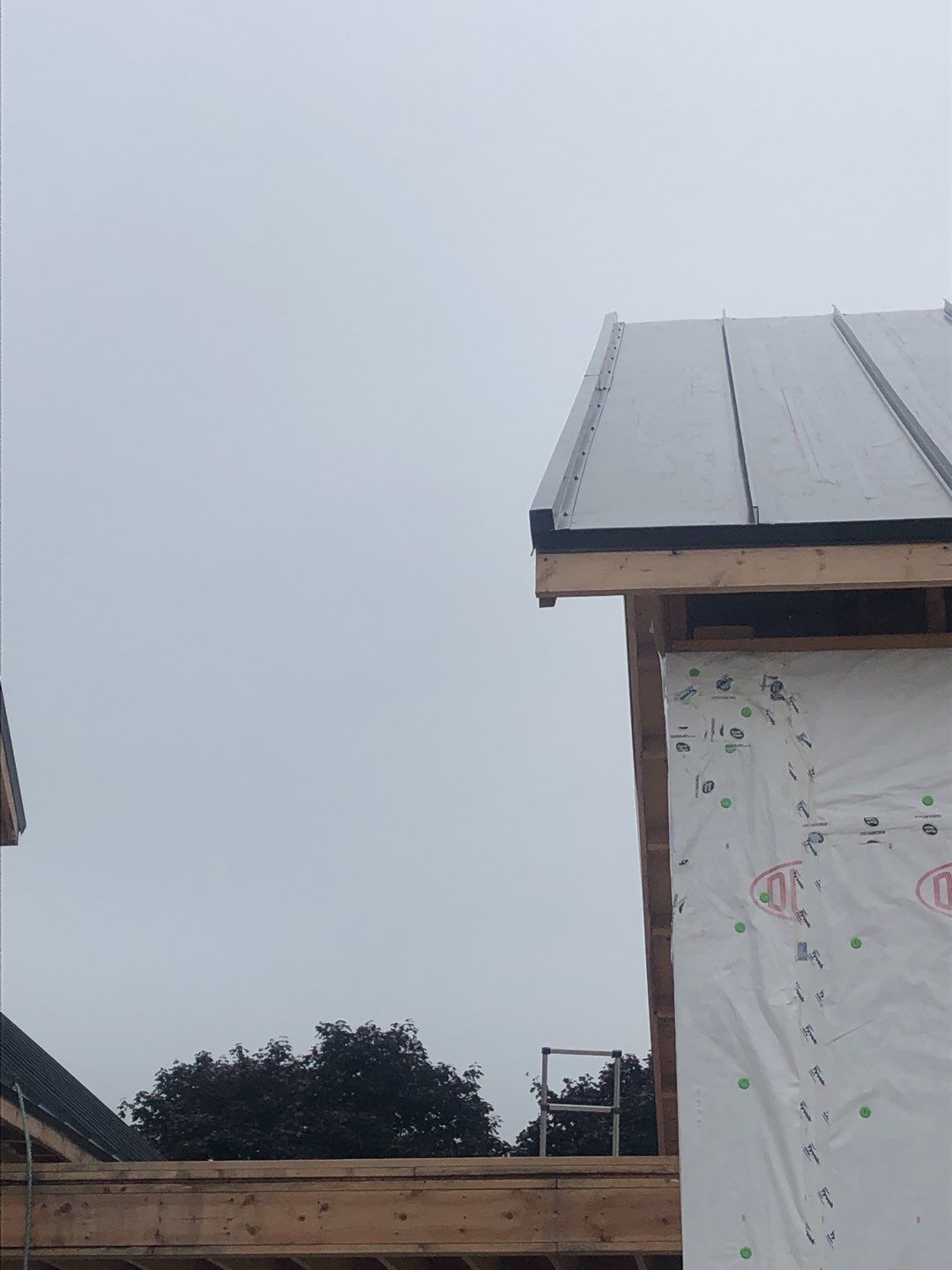 New Home Construction using 16" Standing Seam Panels by Jay Carter Roofing & Sheet Metal