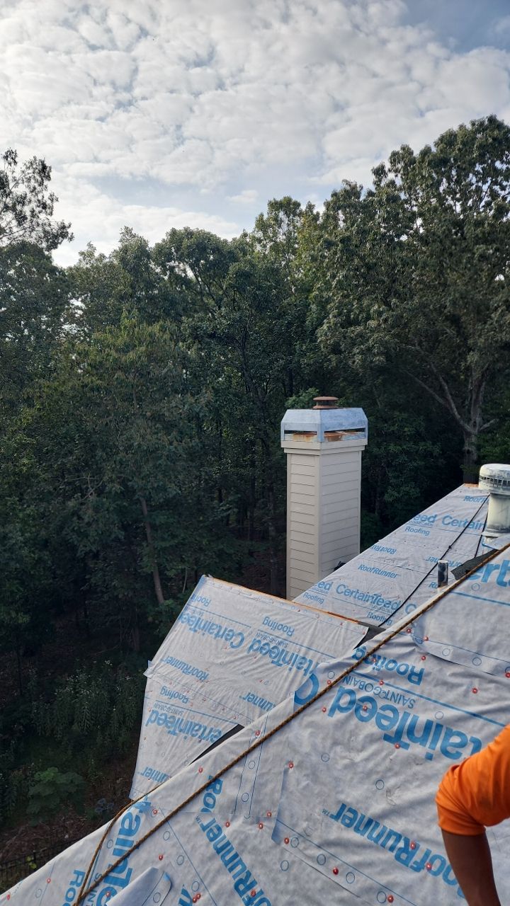 Residential Roofing Repair using CertainTeed BELMONT Colonial Slate by Reset Roofing