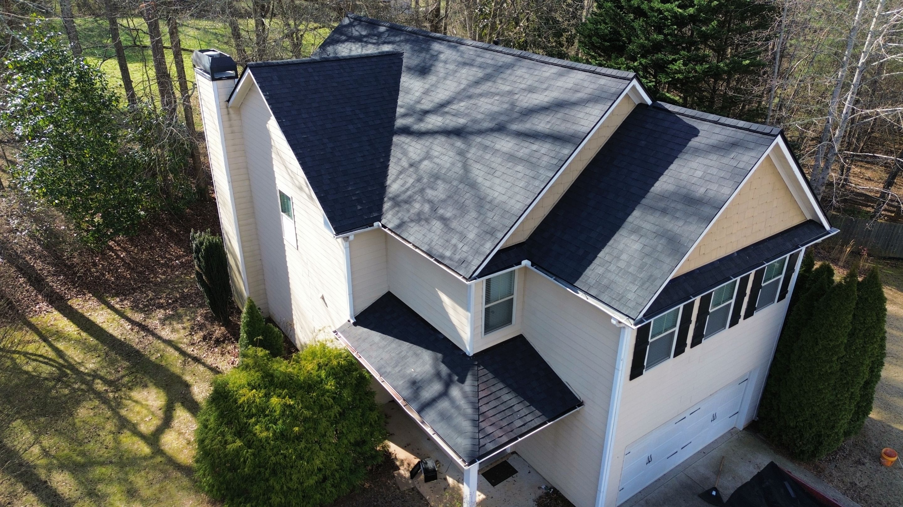Dawsonville, GA Roof Replacement CertainTeed Landmark Charcoal Black by Reset Roofing