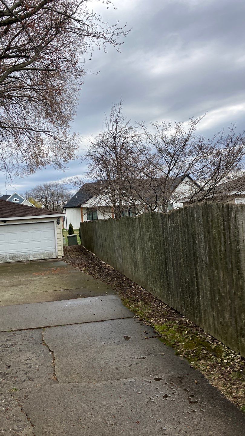 Vinyl Fence Installation in Backyard by Kraz Construction
