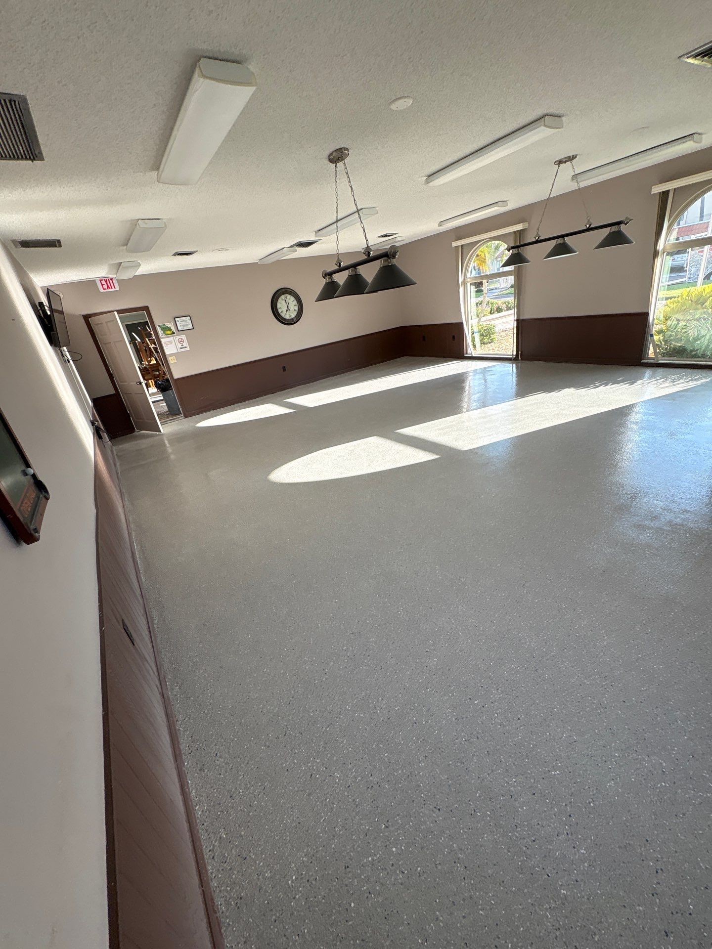 Multi-Area Commercial Floor Coating Installation in Clearwater by Performance Floors & Coating