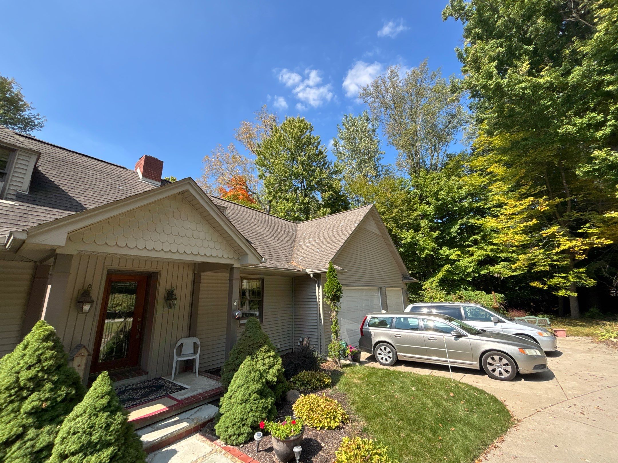 Roof Replacement using Owens Corning Driftwood by 180 Contractors