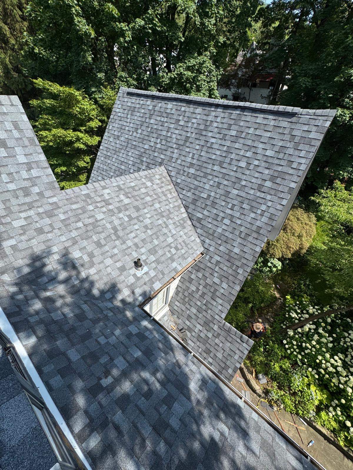 Project in Hastings-on-Hudson by The Energy Efficient Roofer & George's Seamless Gutters