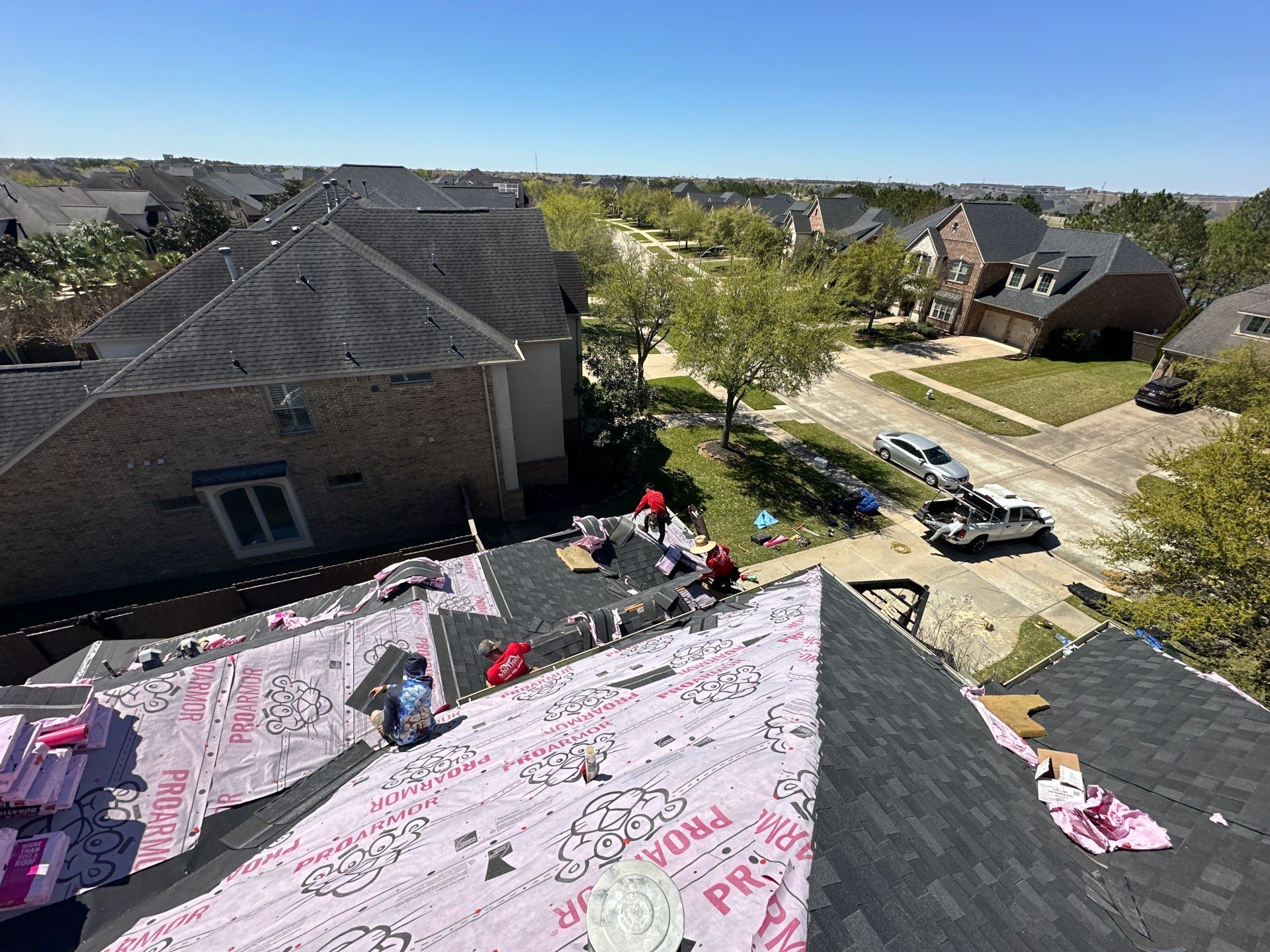 Project in Fulshear by Motion Roofing