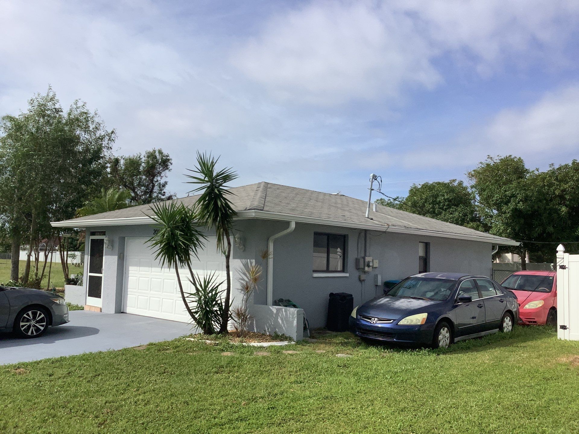 New Gutter System with Splash Guards in Cape Coral FL by Gutter Professors