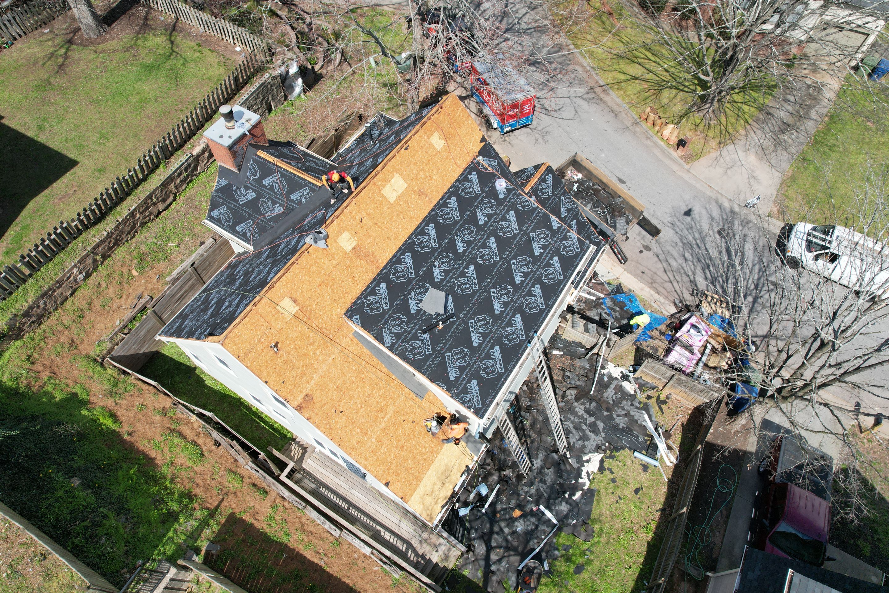 Residential Roofing Installation using Owens Corning by Inspector Roofing and Restoration