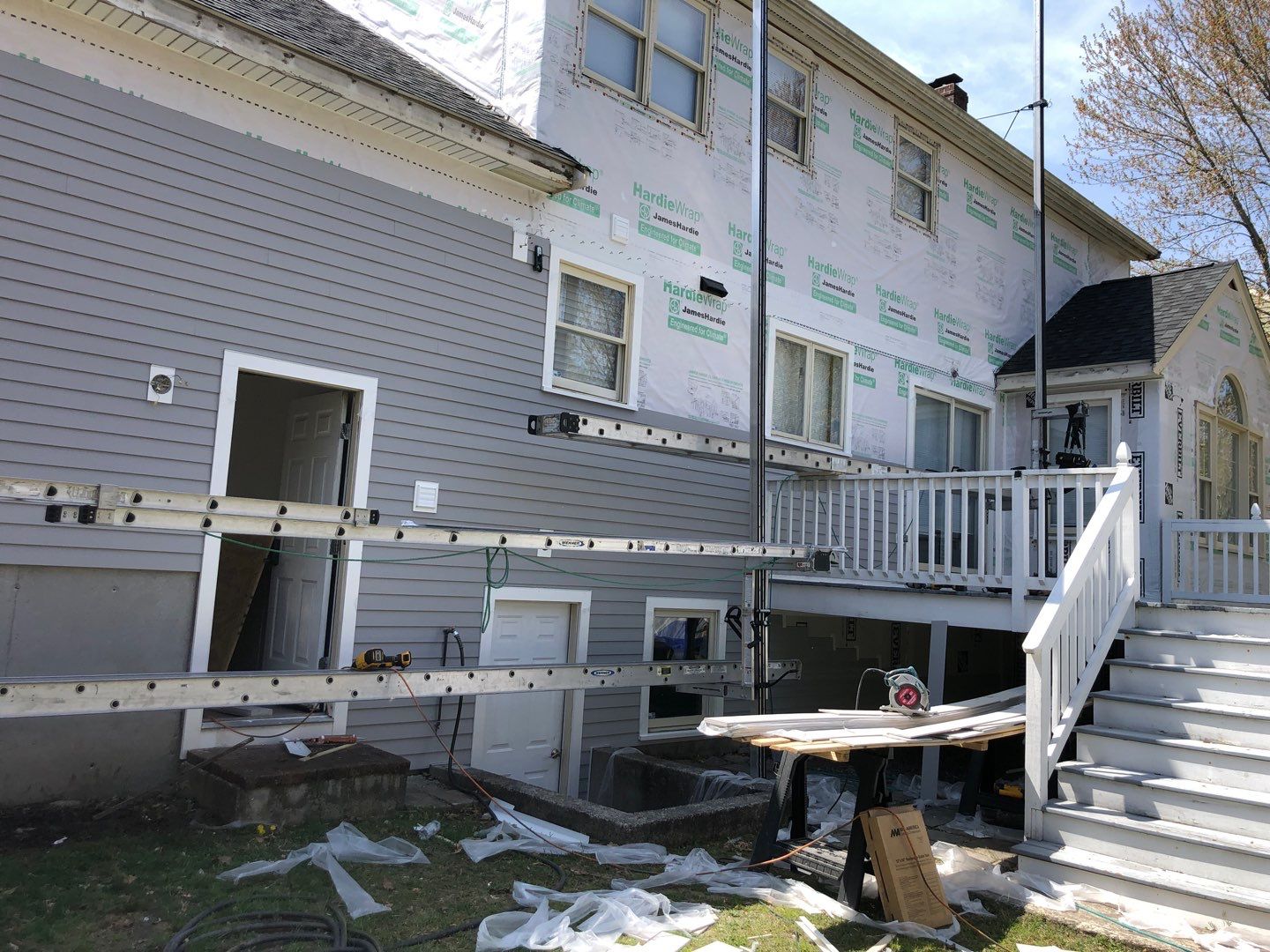 Siding Installation using James Hardie by UBrothers Construction