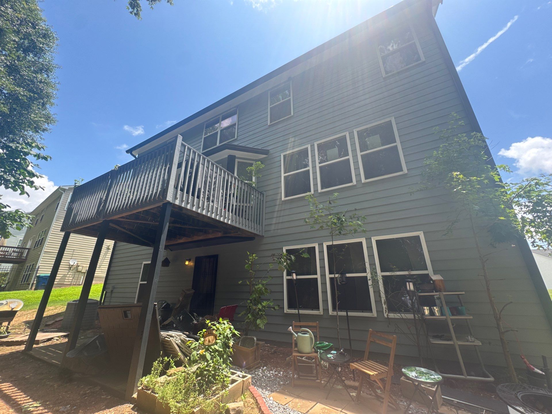 Full Exterior House Painting and Color Transformation in Atlanta by Swift Home Renovations