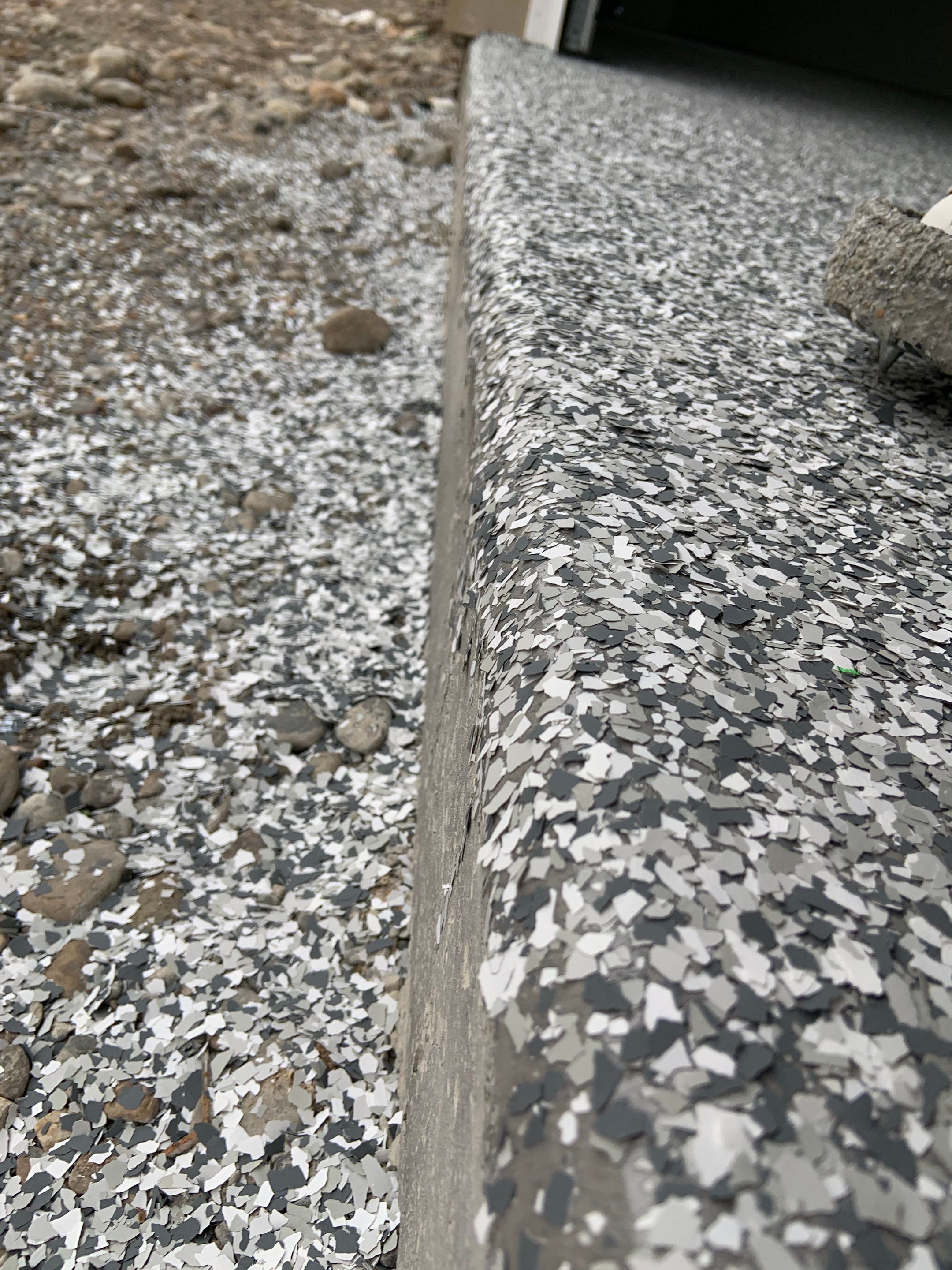 Shop Transformation using Slate Stone by Croc Coatings, LLC