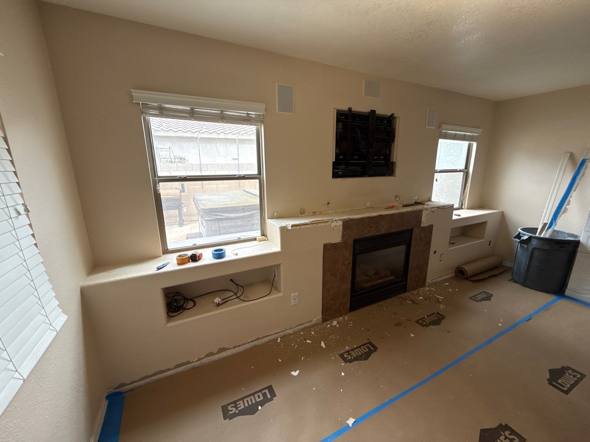 Meadview Fireplace Remodel by Workman Company LLC 