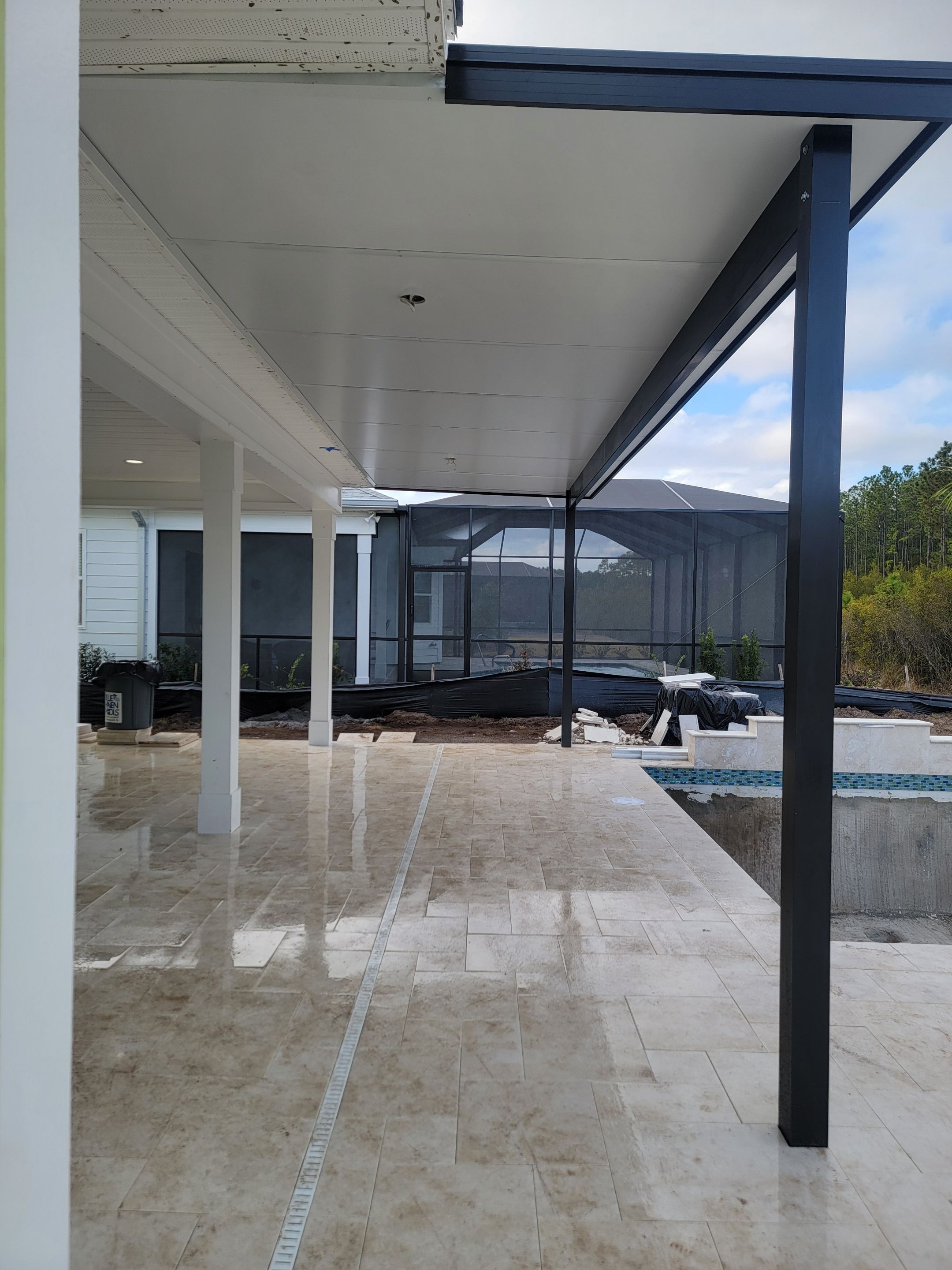 Patio Cover using Colorbeam by Titan Sunrooms