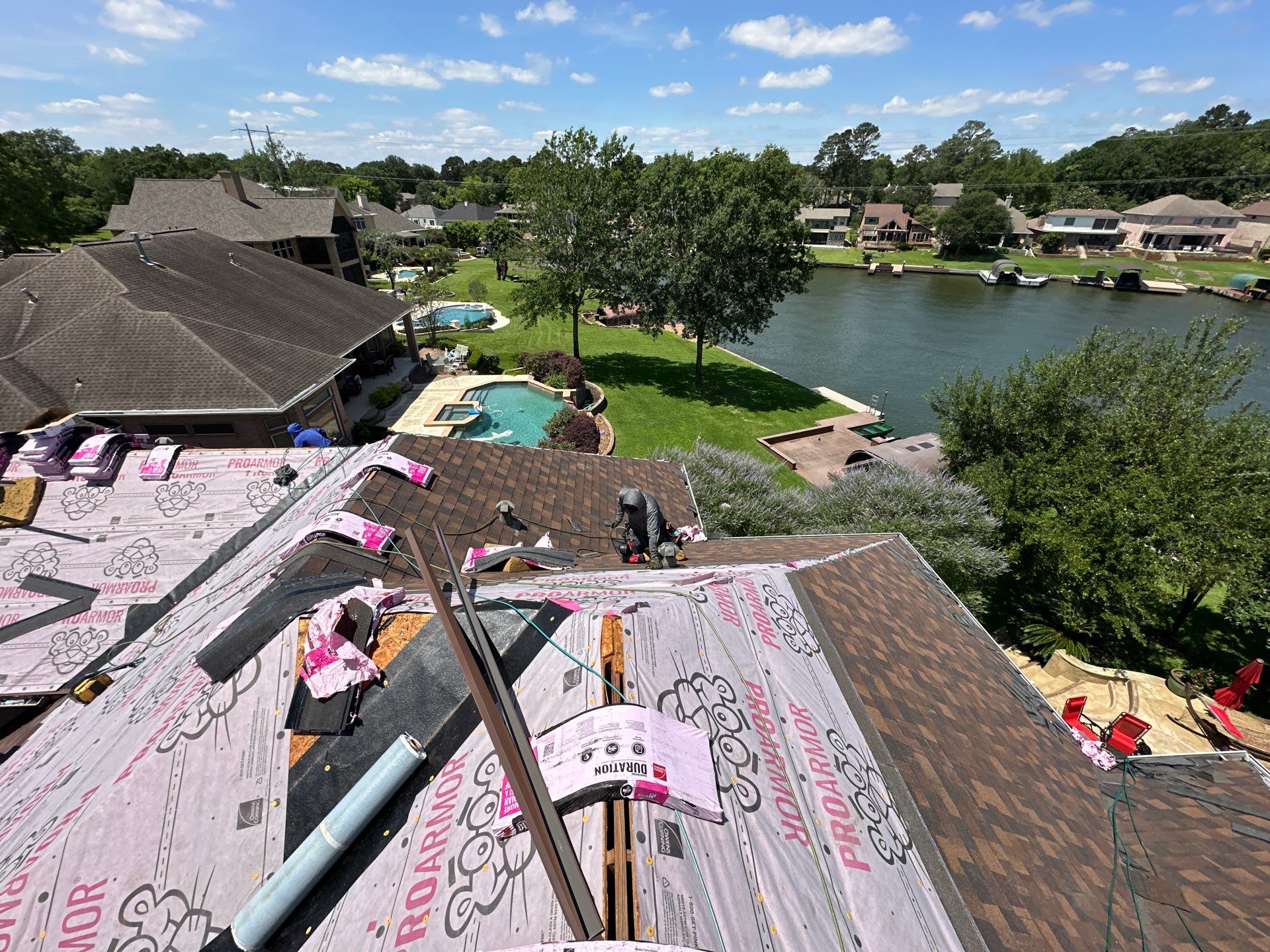 Project in Montgomery by Motion Roofing