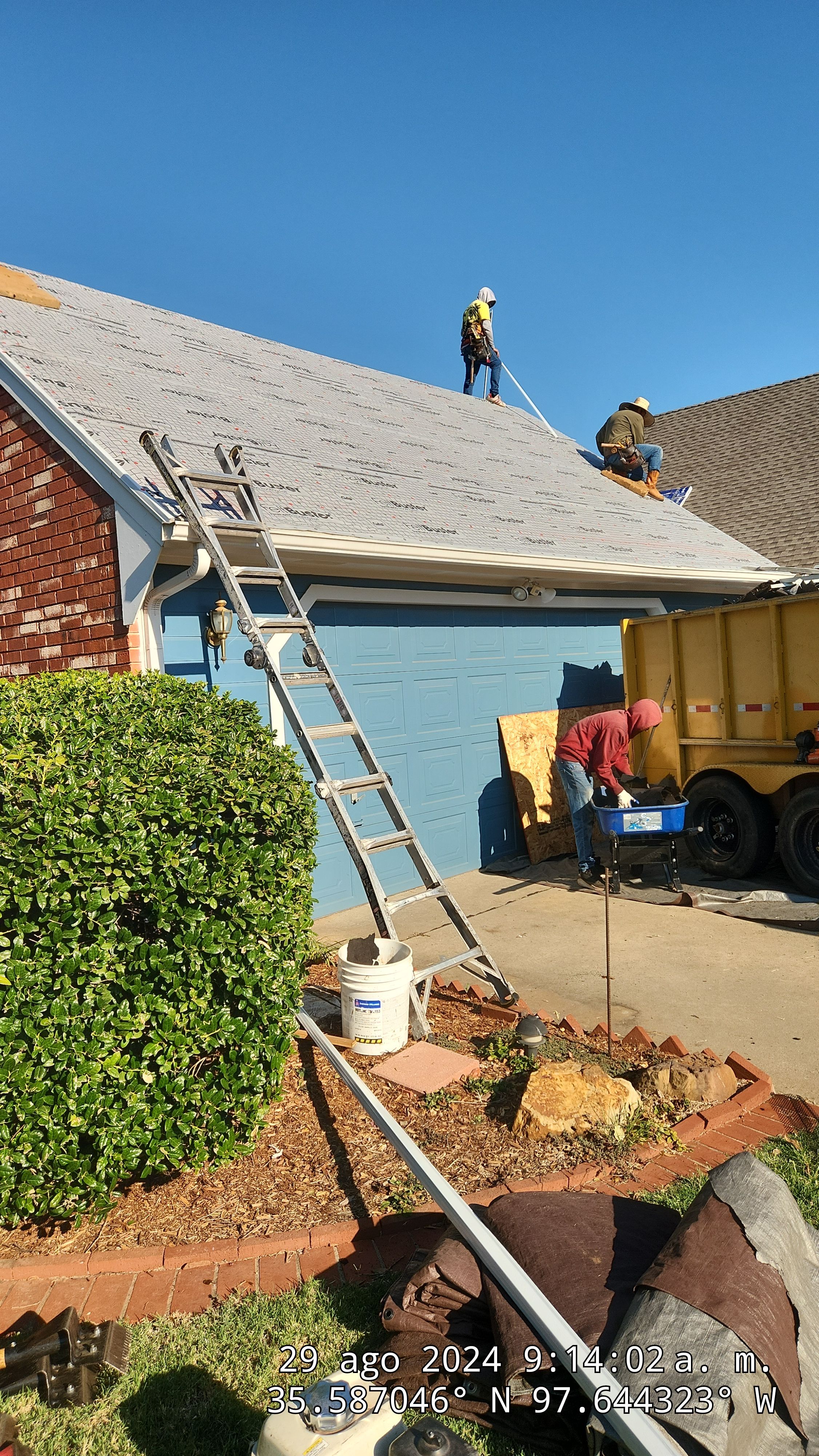 Residential Roofing Installation using GAF by Castillo Roofing