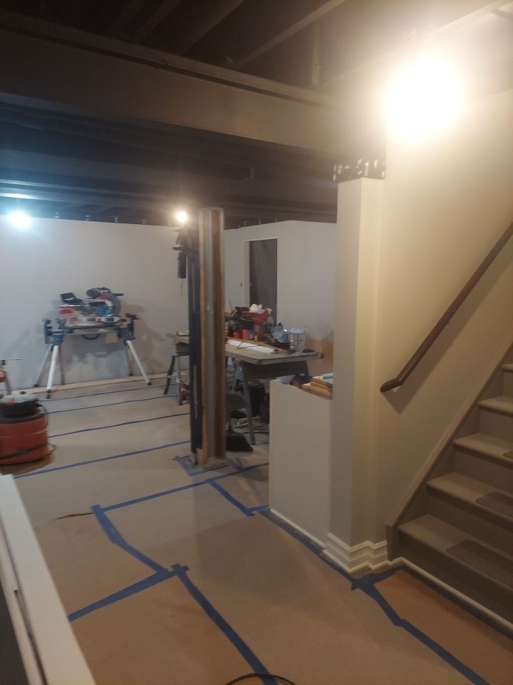 Basement Remodel by Ivy Lea Construction