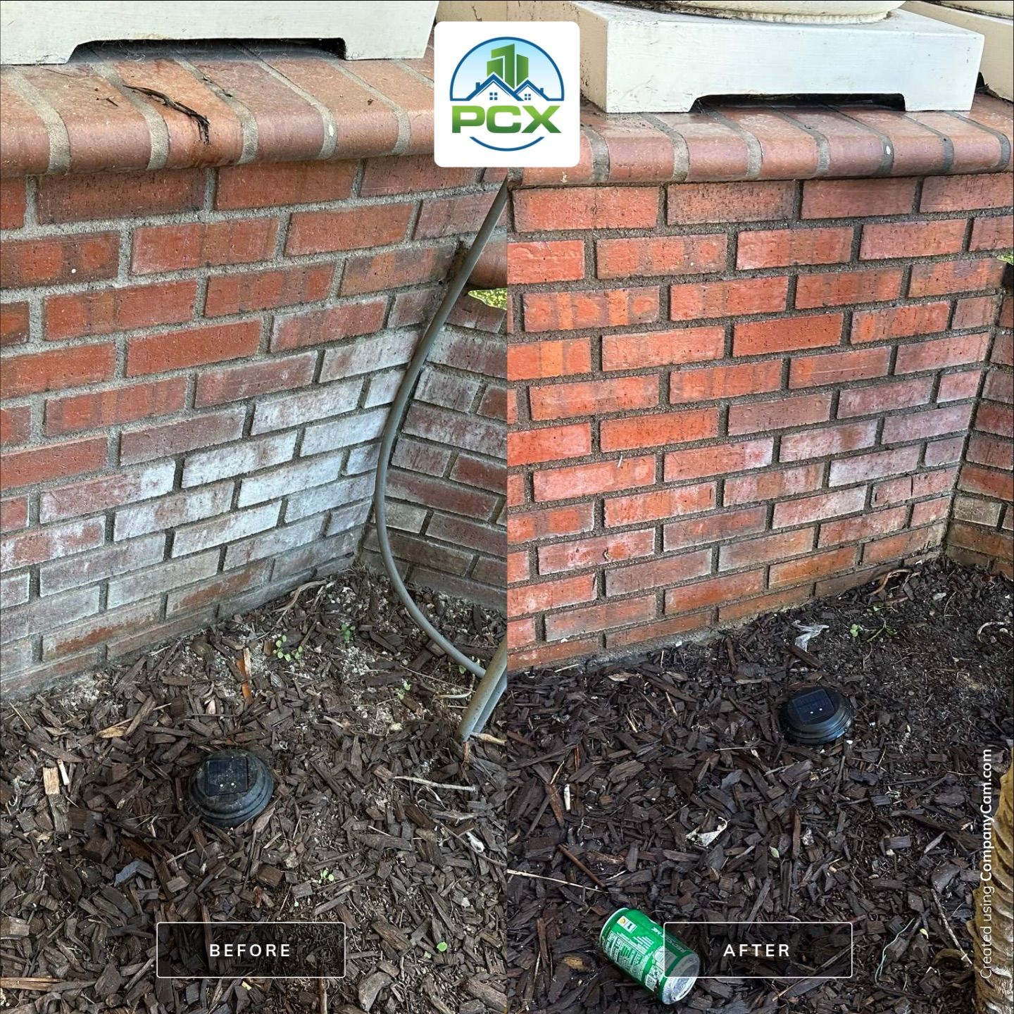 Orange County Clay Tile Roof Soft Wash on Unwalkwable Roof by Property Cleaning Experts