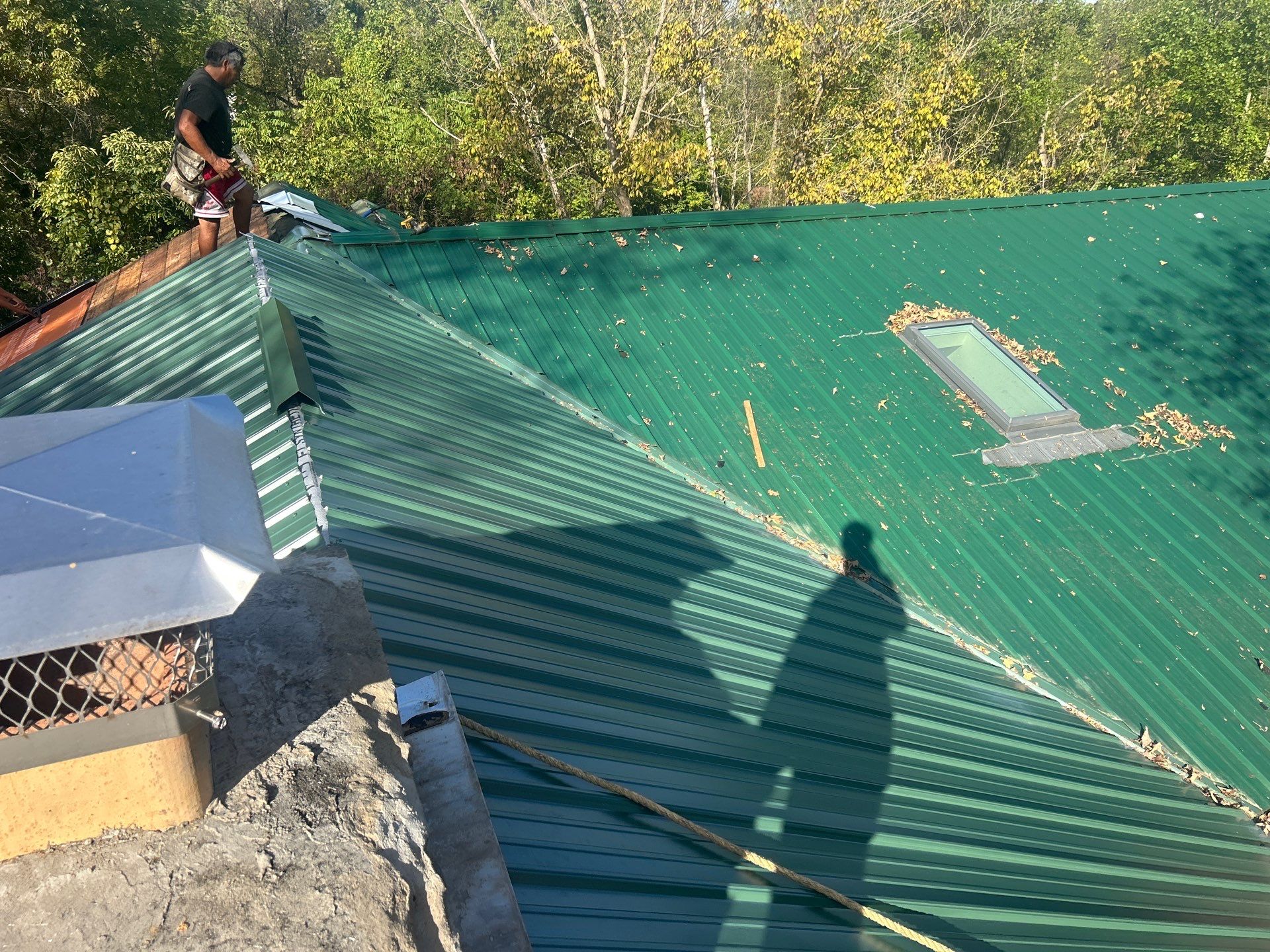 Residential Roofing Installation using Metal by Rainstoppers Roofing