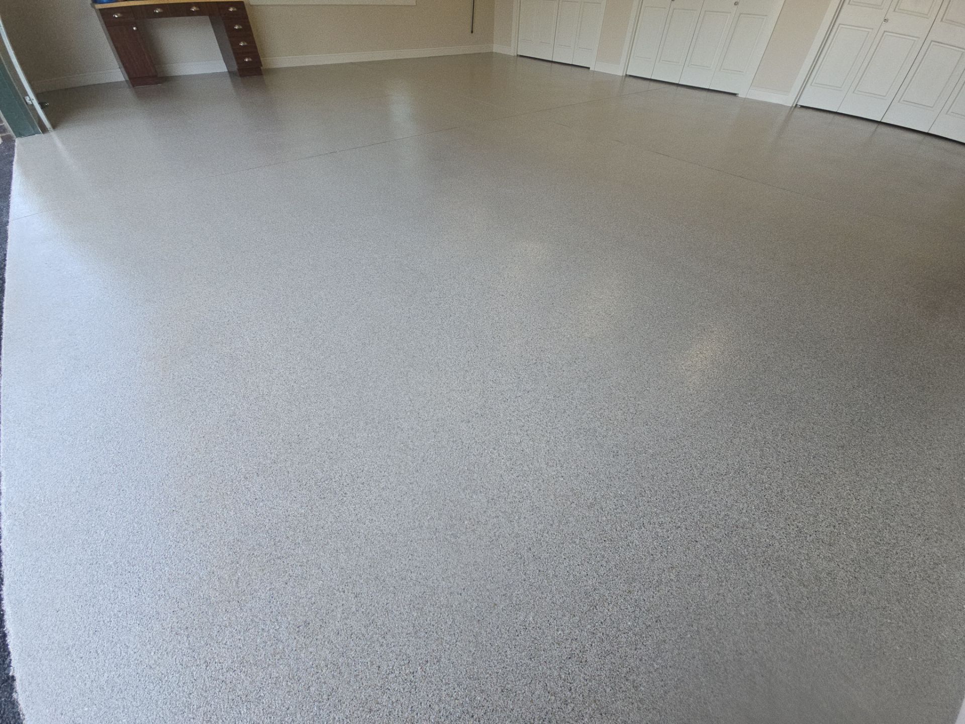 Shop Transformation using Stone/Marble Hybrid by Croc Coatings, LLC