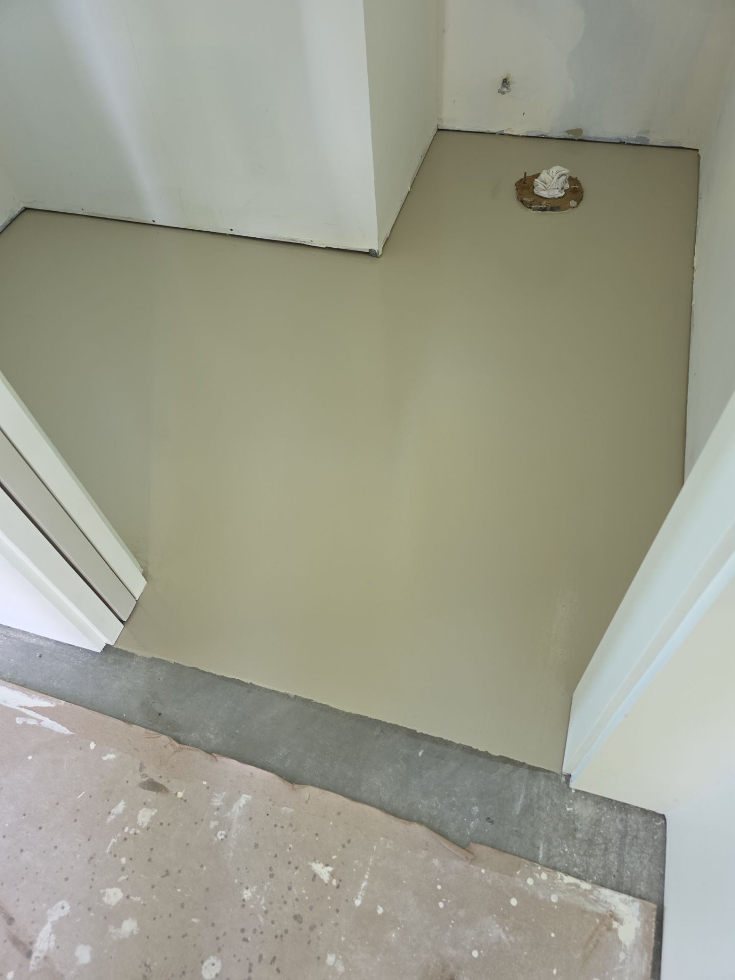 Interior Shop Epoxy Floor Coating with Moisture Barrier in Cambria by MGP Coatings