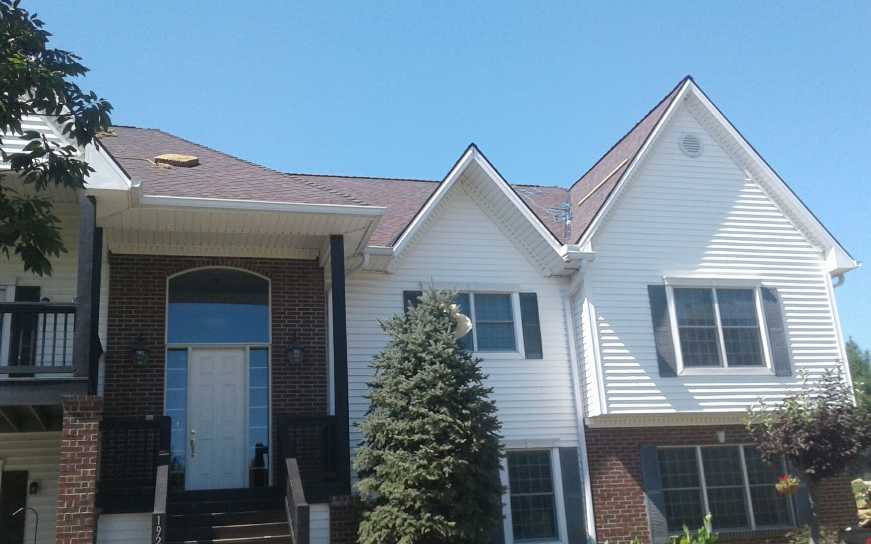 ROOF SIDING GUTTER REPLACEMENT after major Stom  using Owens Corning Duration and Alside Prodigy Siding by Gorilla Exteriors Contracting, LLC