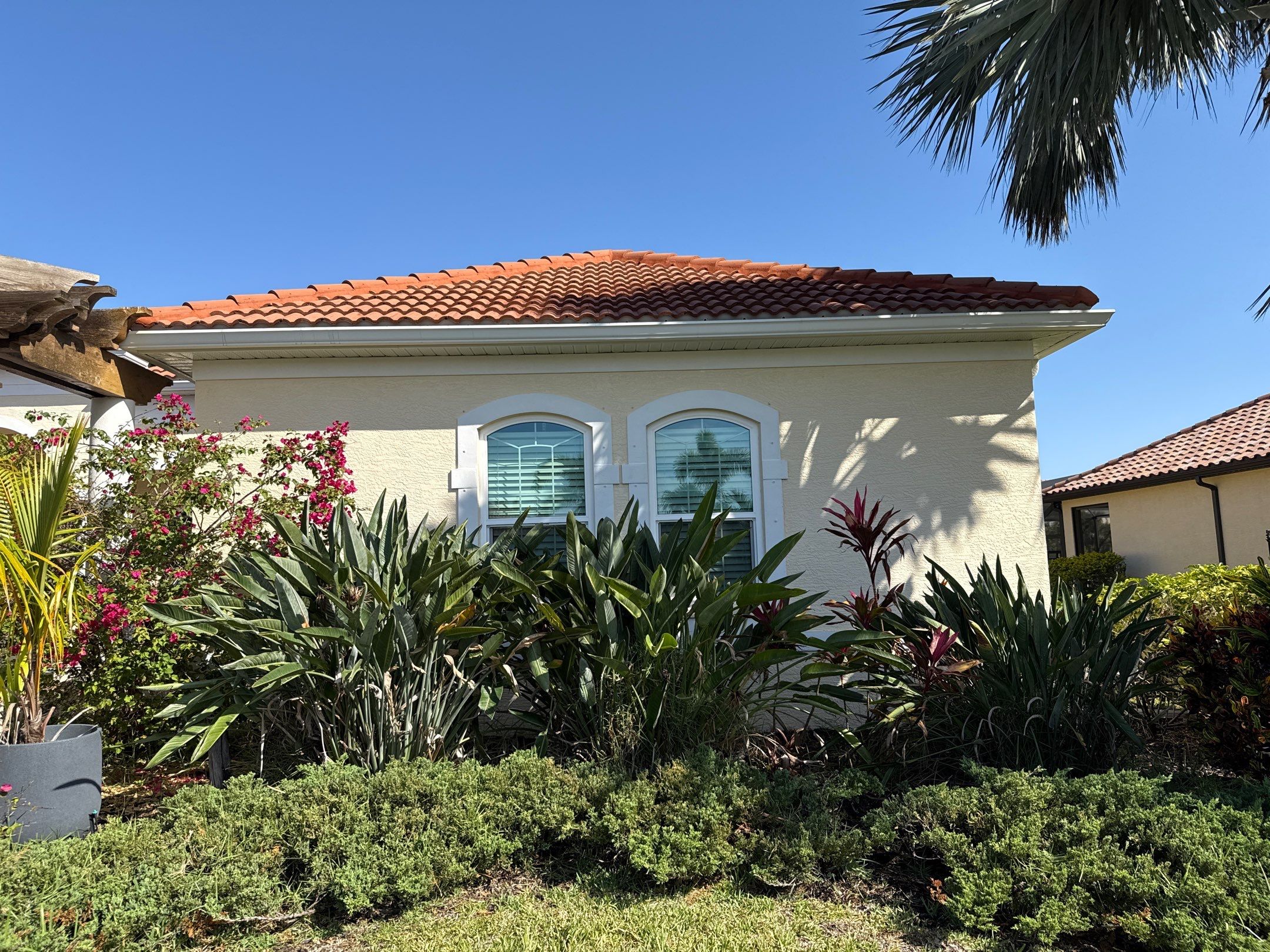 Roof Cleaning & Gutter Brightening | The Inlets Community | Manatee River | Bradenton, FL by Sunshine AquaWash