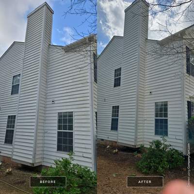 House Wash using cleaner
