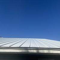 .032 Aluminum 1.5" Mechanical Regal White  by Total Roofing System The Metal Roof Experts