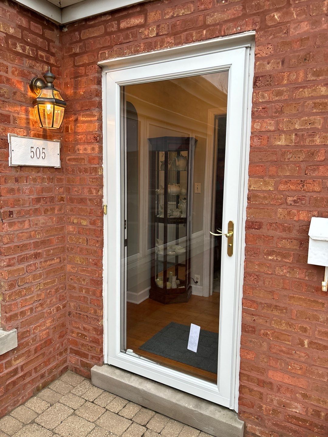 Door Installation using Storm Door by Welter Home Services