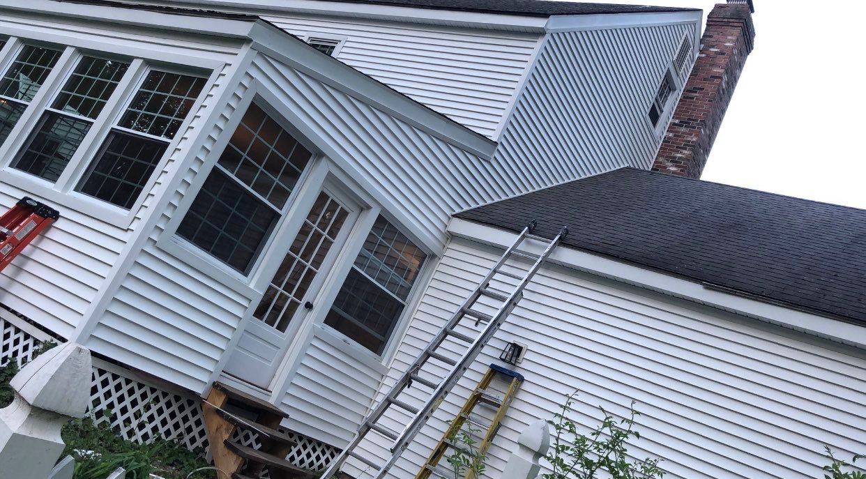 Siding Installation using certainteed monogram 4" double 4 by A Plus Exterior