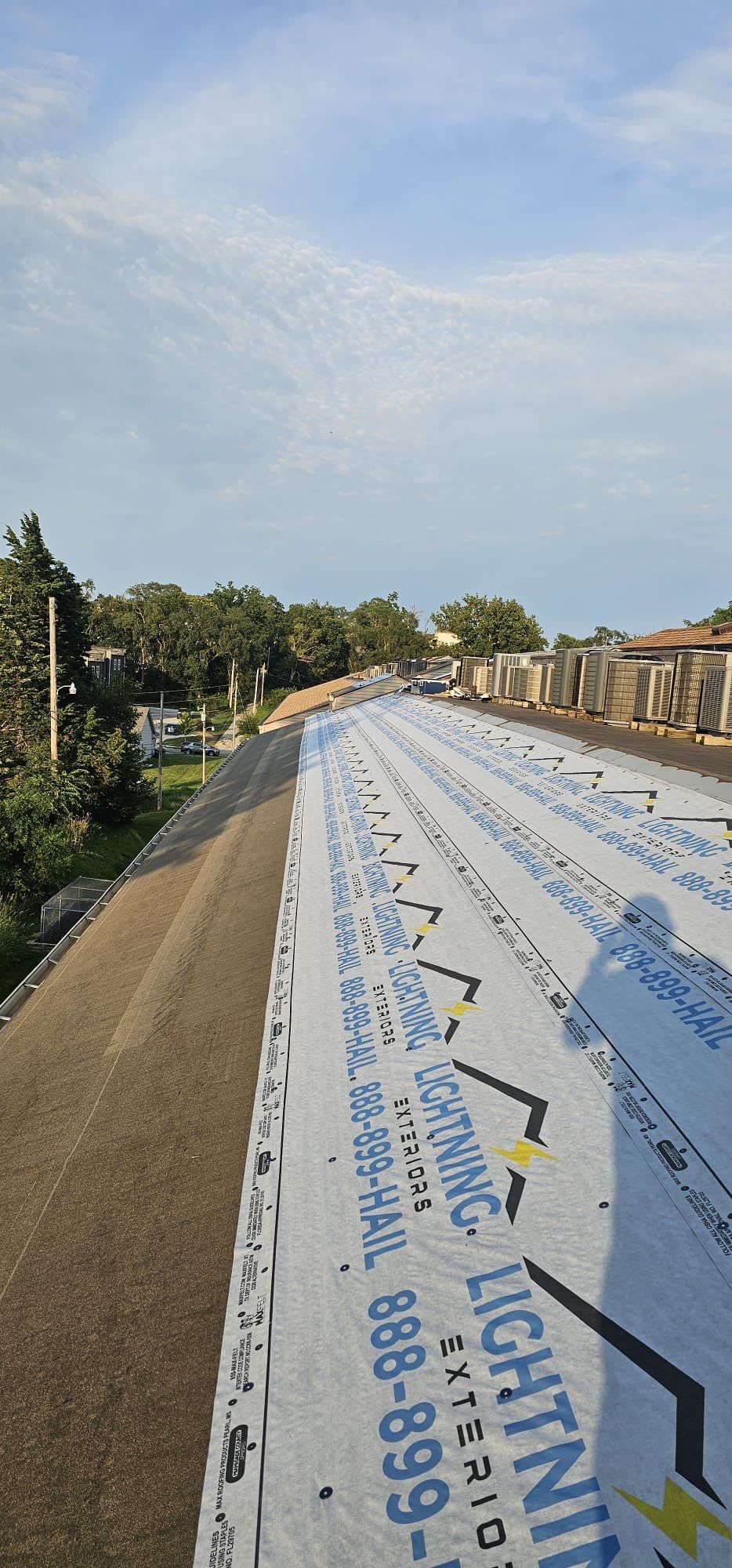 Lightning Commercial Restoration using Tamko Titan by Lightning Exteriors