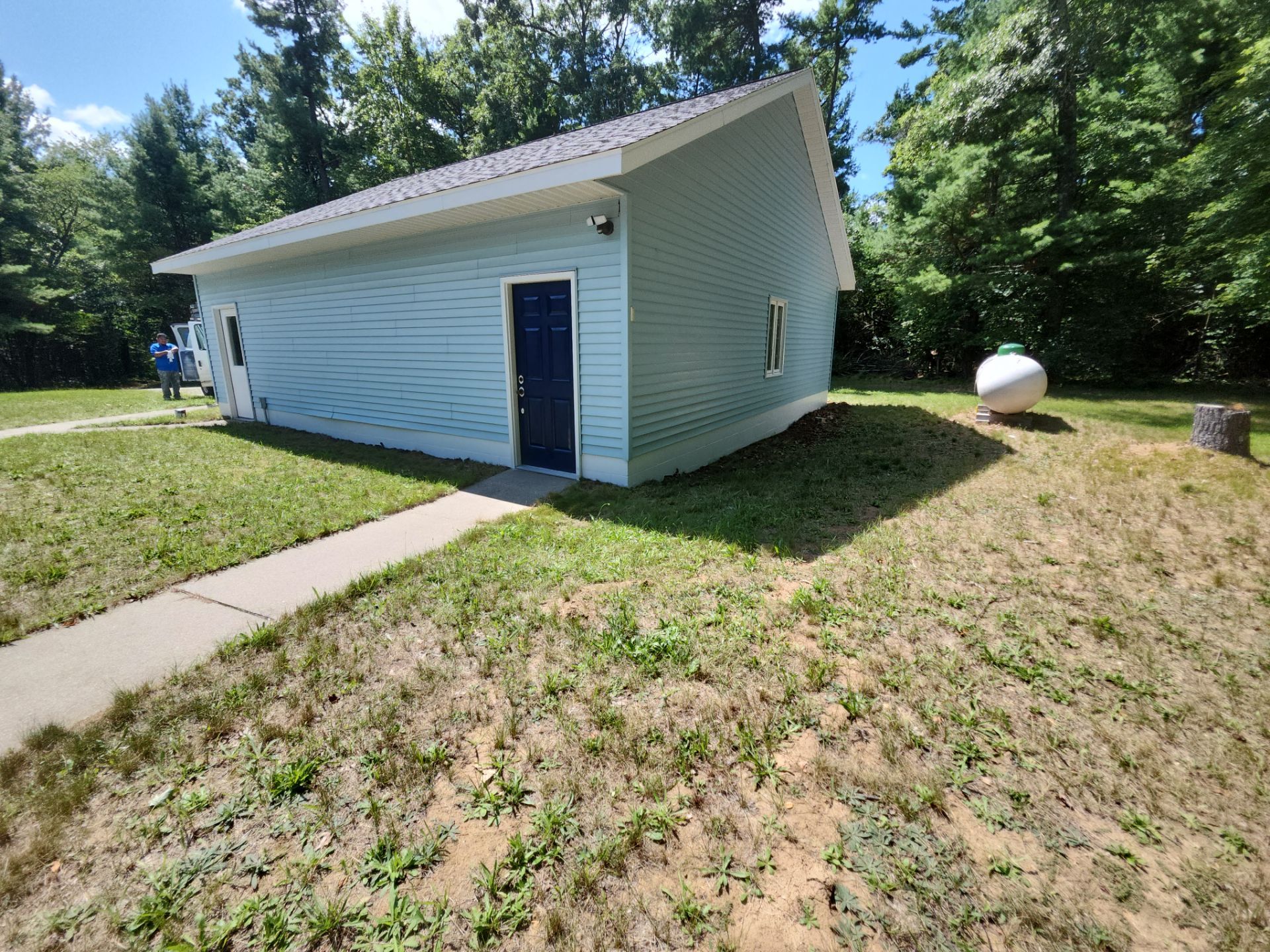 Deck staining and exterior foundation painting! by Gordon Painting