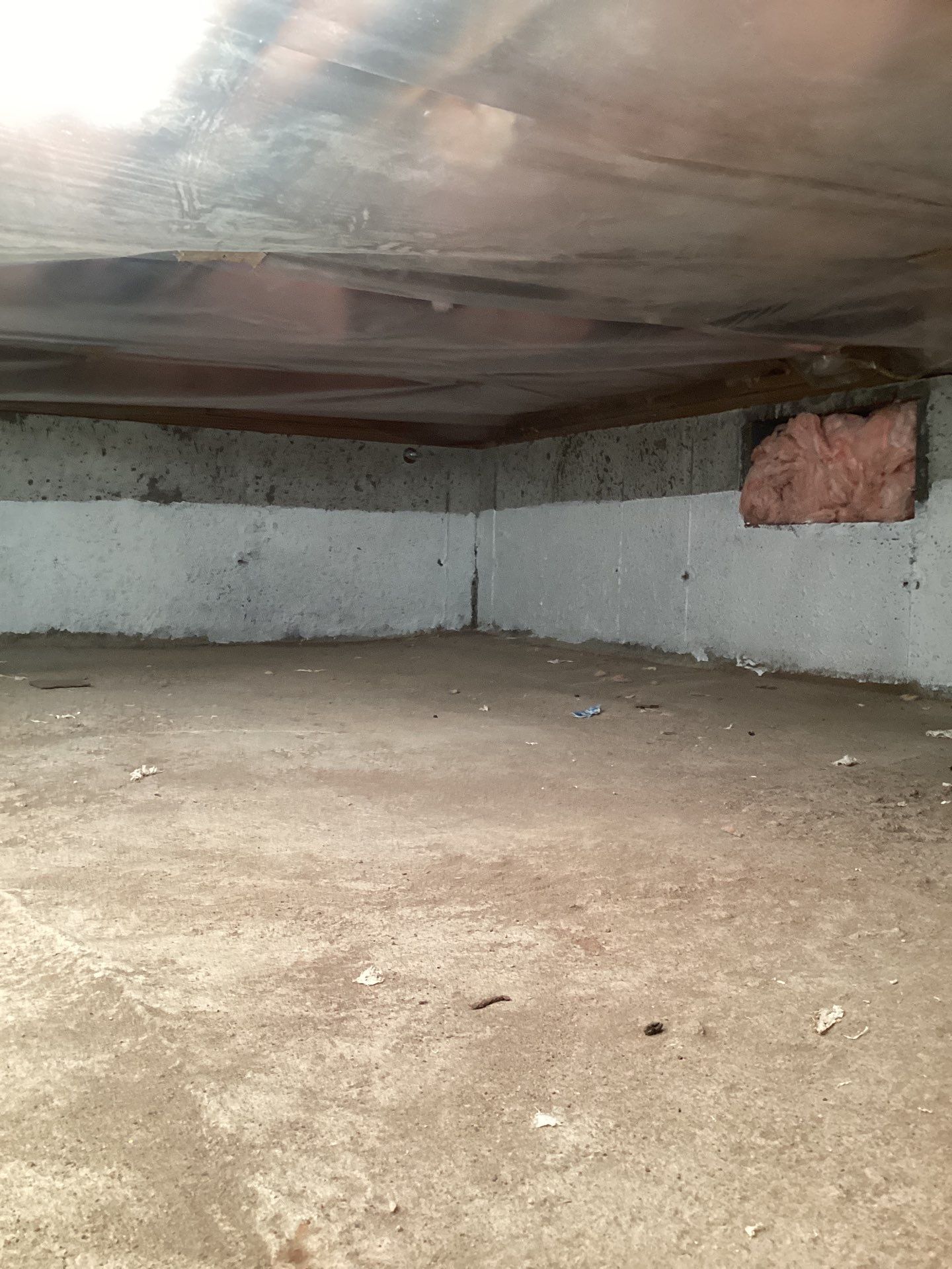 Crawlspace cleaning by Newhouse Restoration