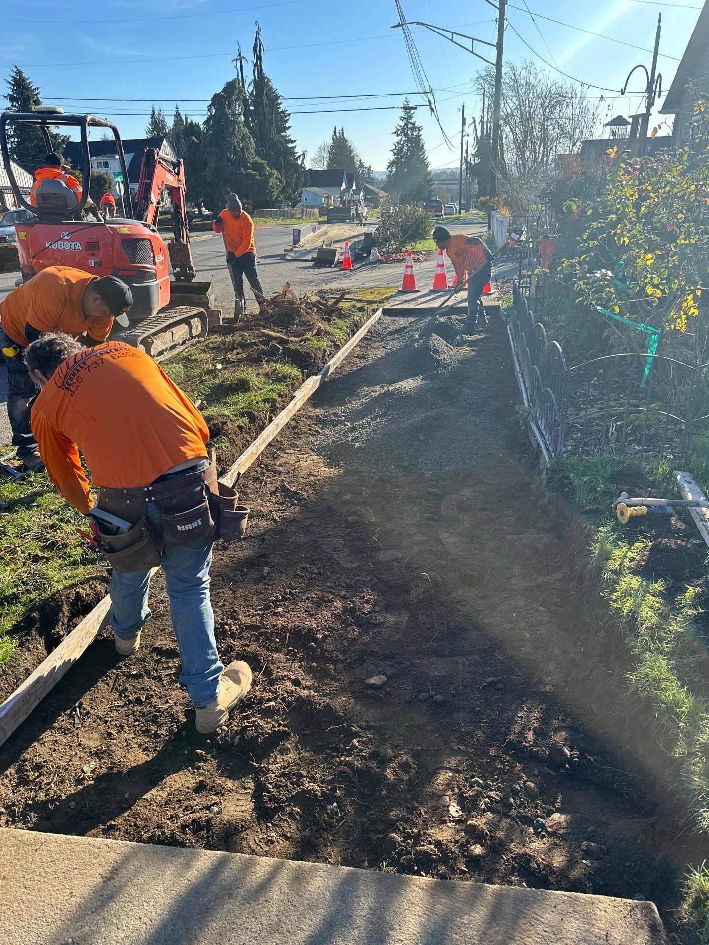 Opal Blue | Concrete Sidewalk by Jireh Asphalt & Concrete Inc 