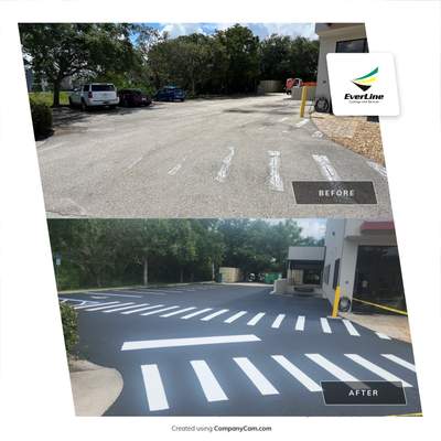 Delivery by Design Gets a Fresh Look: Sealcoating & Striping