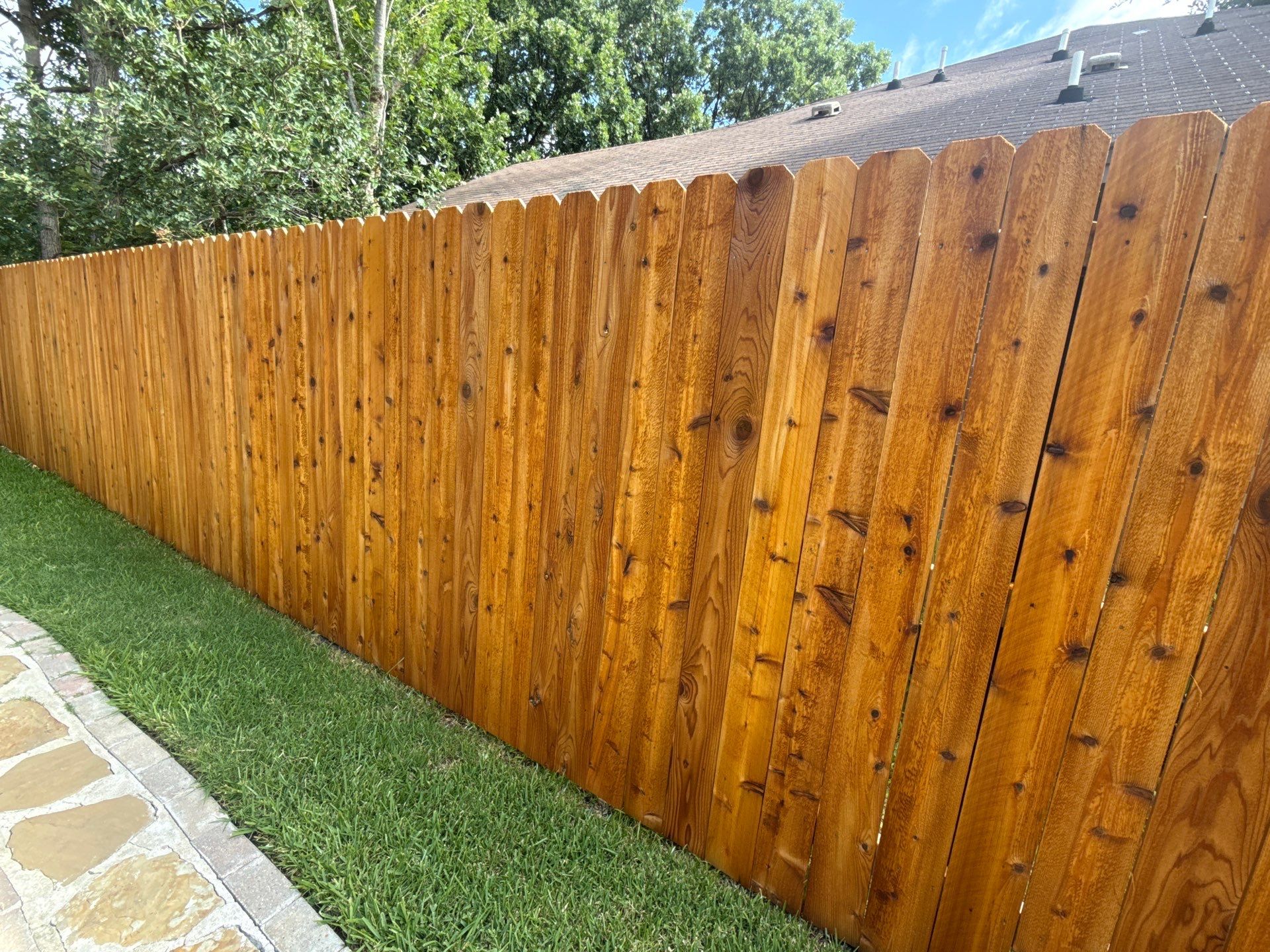 Cedar Privacy Fence Staining and Protection in Pflugerville by Rhino Home Care