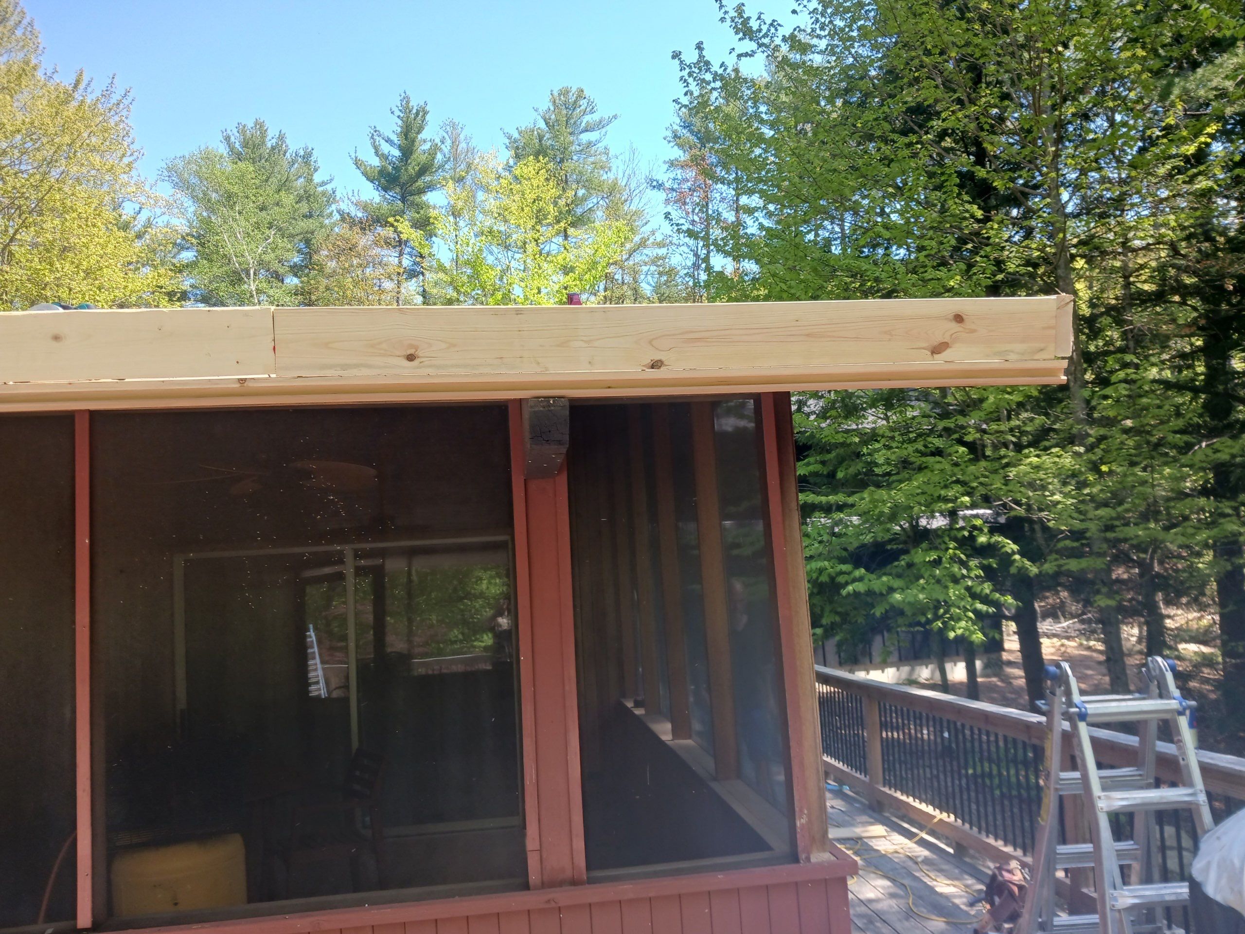 Warm Roof Install On a Deck Home by Tall pine roofing