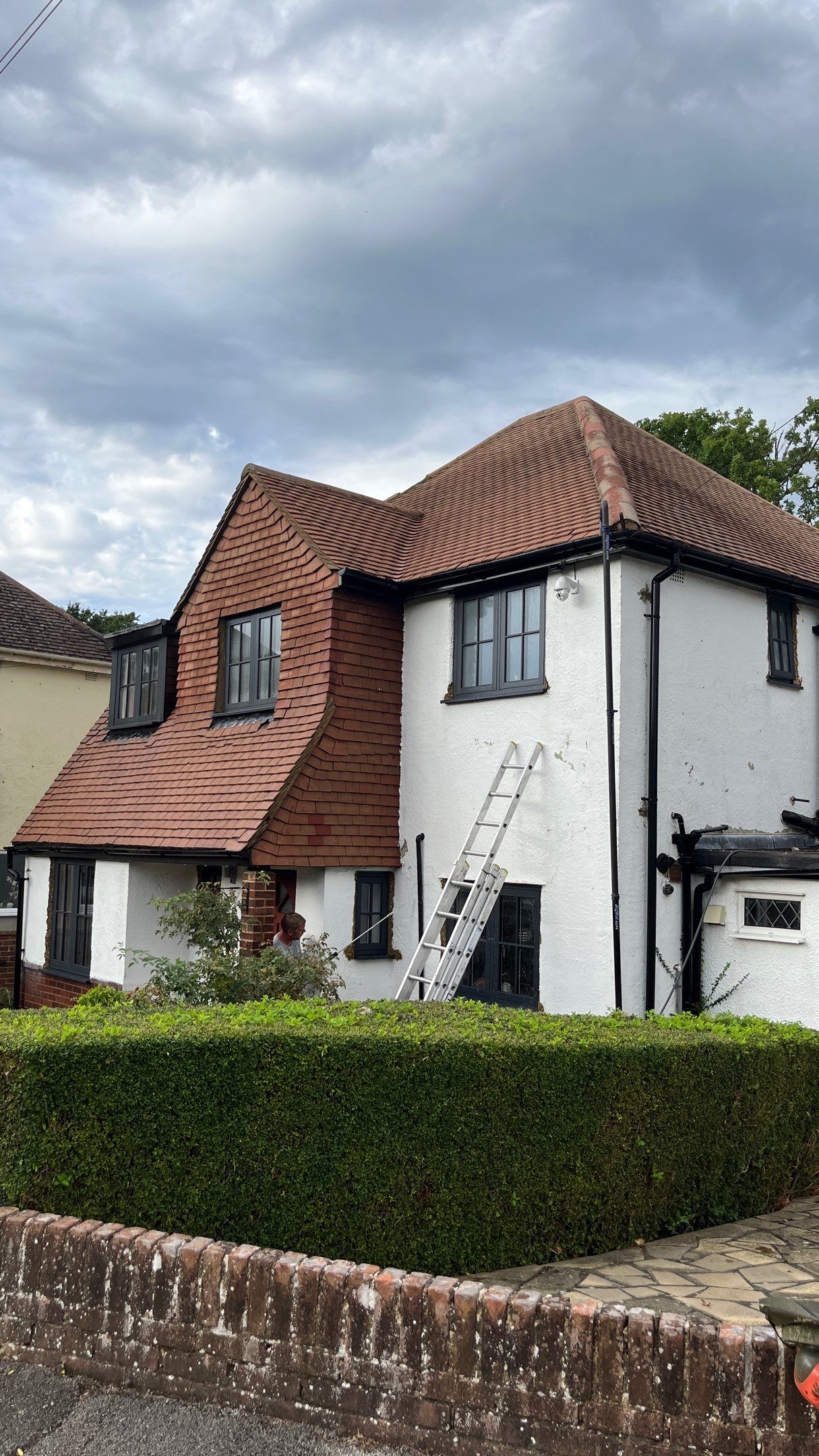 Roof Clean  - Moss Removal - Gutter Clean using Honda 15lpm Low Pressure Washing Machine by Ges Exterior Cleaning ltd