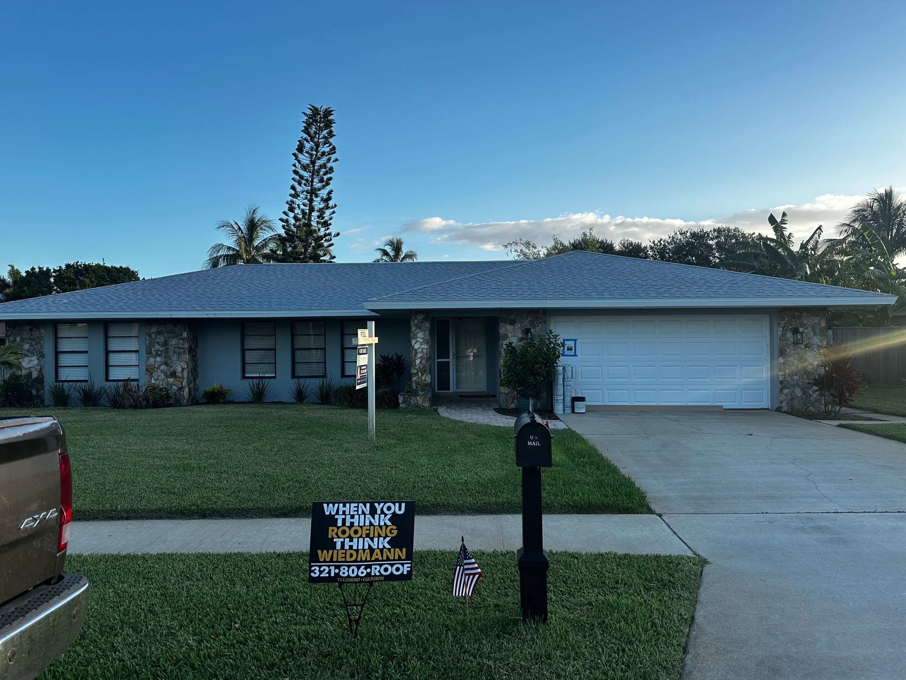 Satellite Beach Residential Roof Replacement With Architectural Shingles by Wiedmann Construction & Roofing