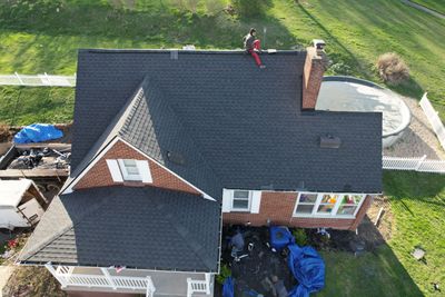 Residential Roofing Installation using GAF Timberline HDZ Charcoal