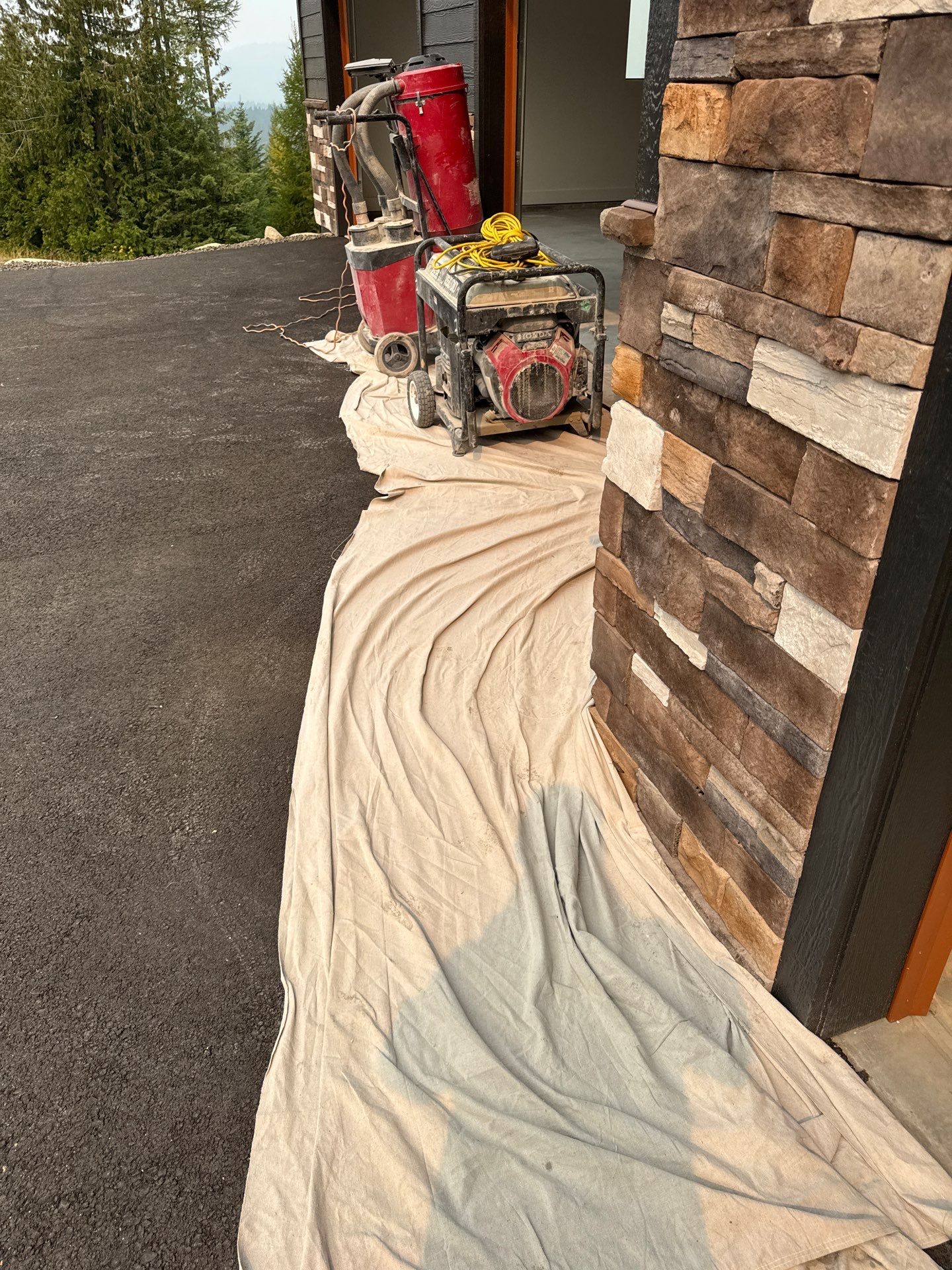 Shale Hybrid Garage Floor Coating and Concrete Restoration in Sagle by Croc Coatings, LLC
