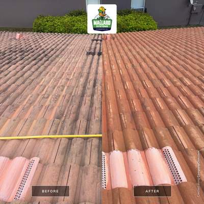 Barrel Tile Roof Cleaning