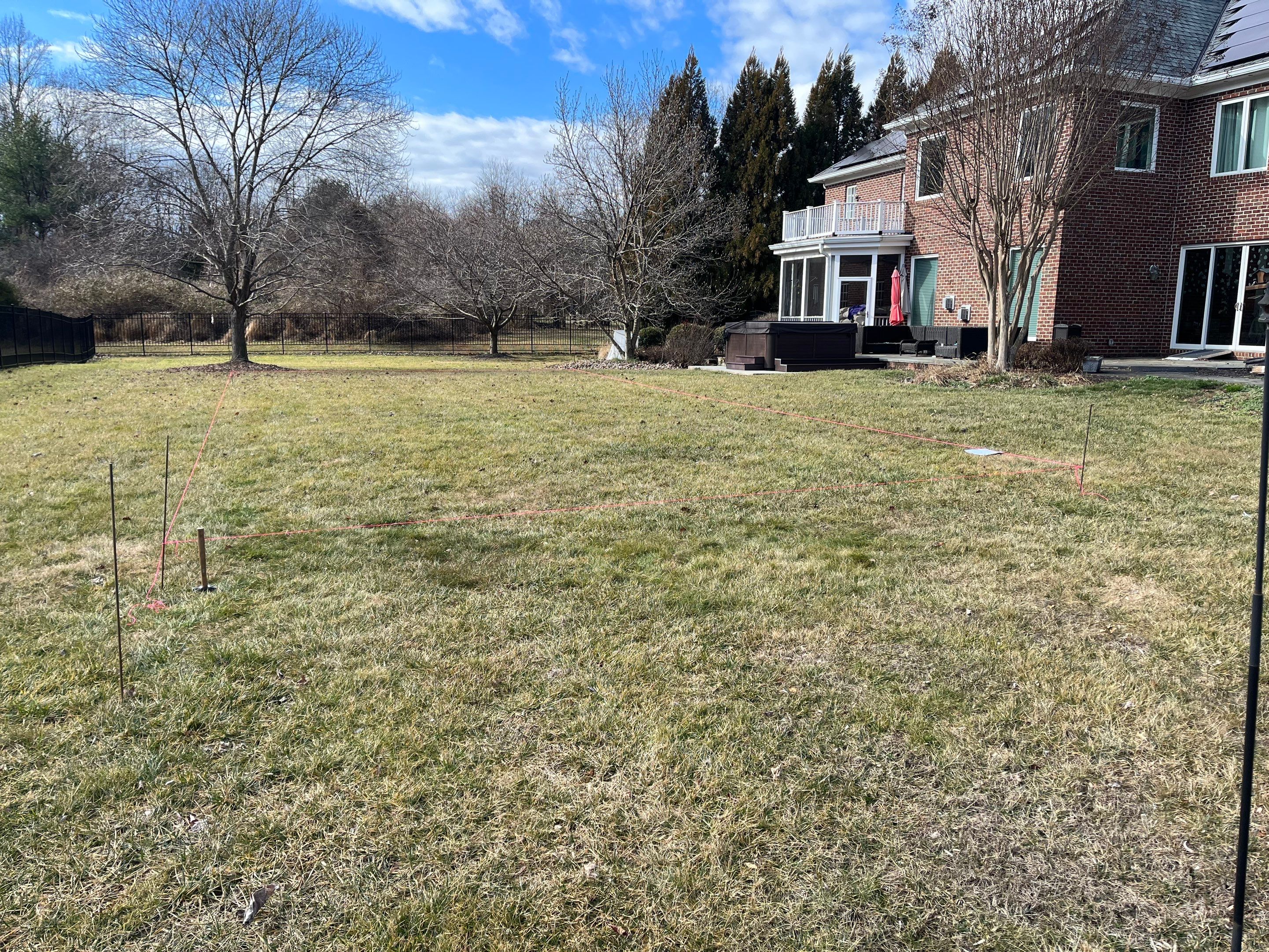 Gunite Pool w/ Raised Waterfall and Autocover  by Elysium Pools