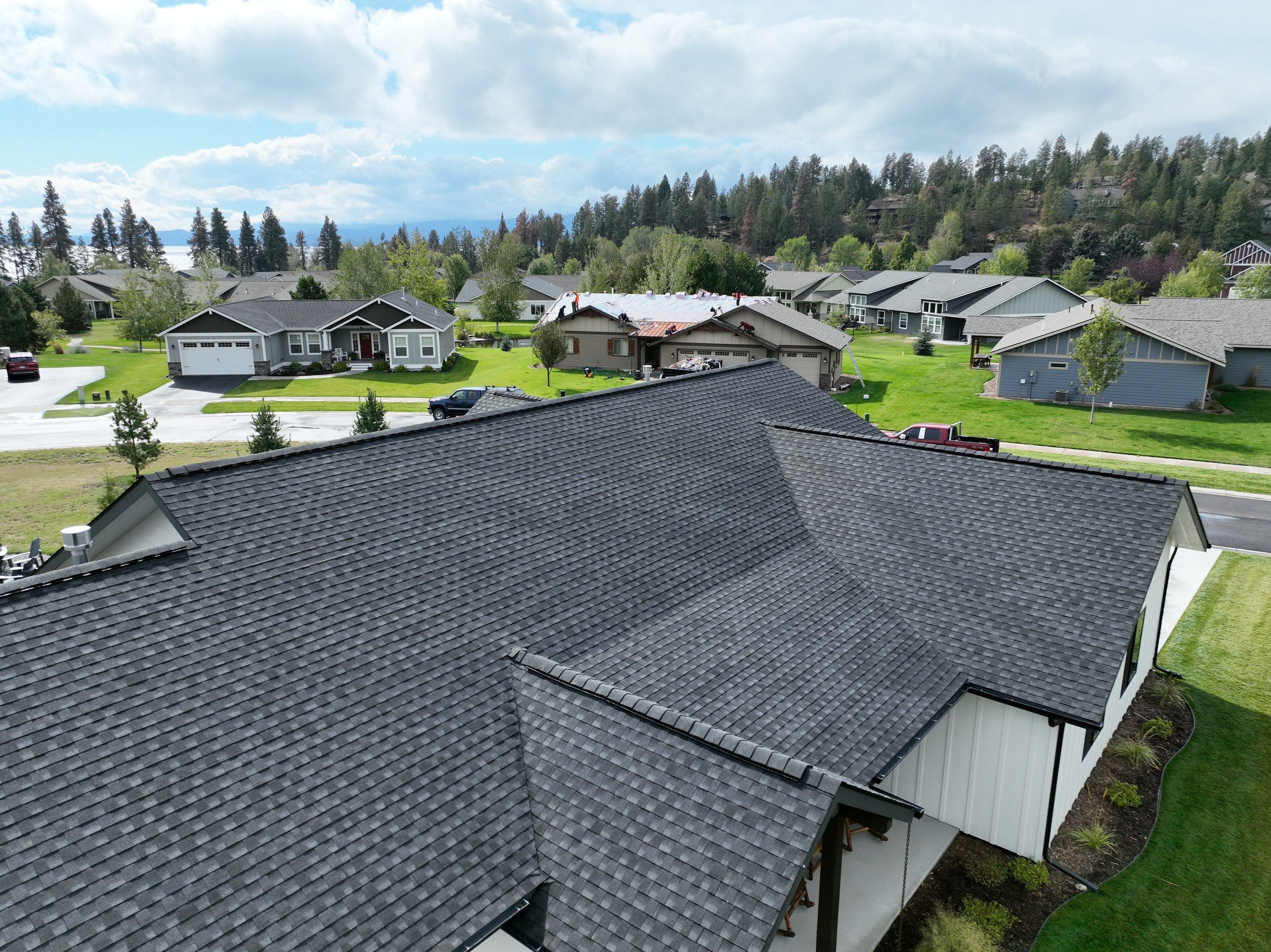 GAF Timberline HDZ - Charcoal by Montana Roofing Solutions