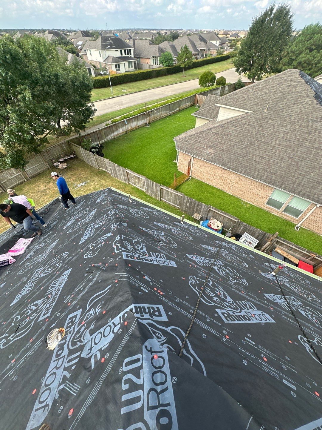 Residential Roofing Installation using Owen's Corning Duration (Lifetime) Shingles by Roof Repair Company